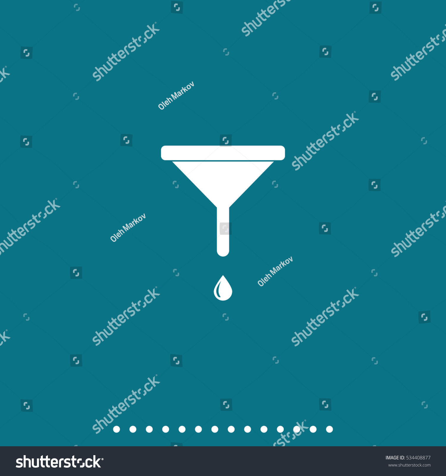 Funnel Icon. Stock Vector 534408877 : Shutterstock