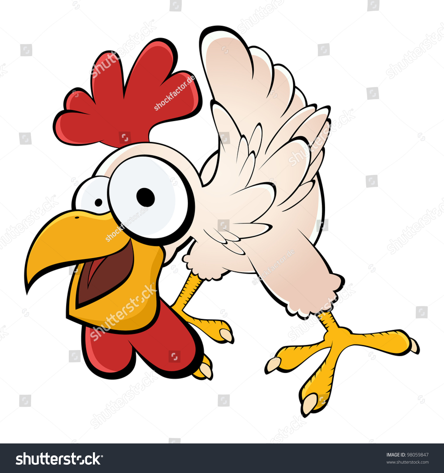 scared chicken clipart free - photo #24