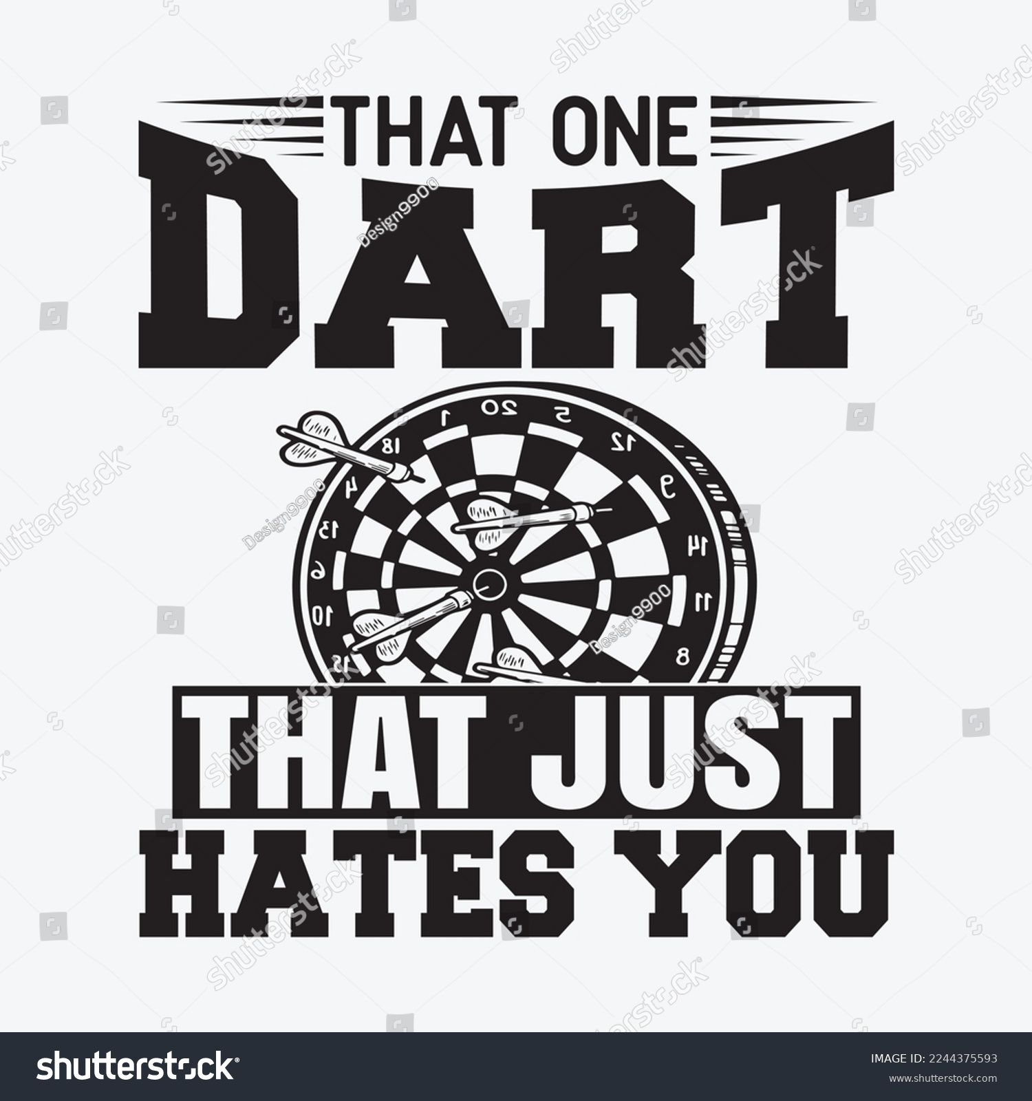 SVG of Funny Darting Dart Player That One Dart Design Darts svg