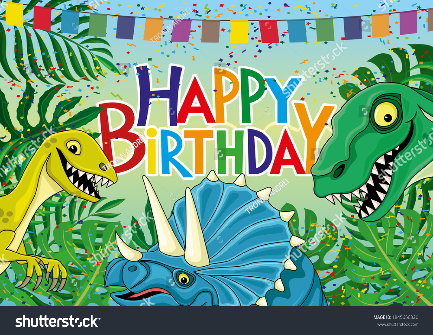 Dinosaur Birthday Wishes Gif