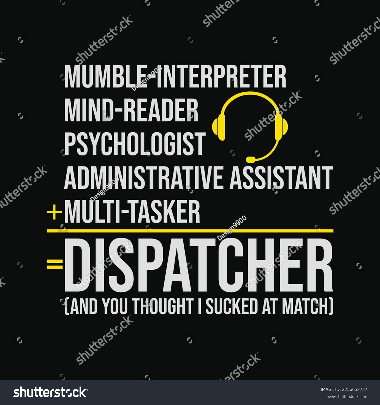 SVG of Funny 911 Dispatcher First Responder funny t-shirt design svg