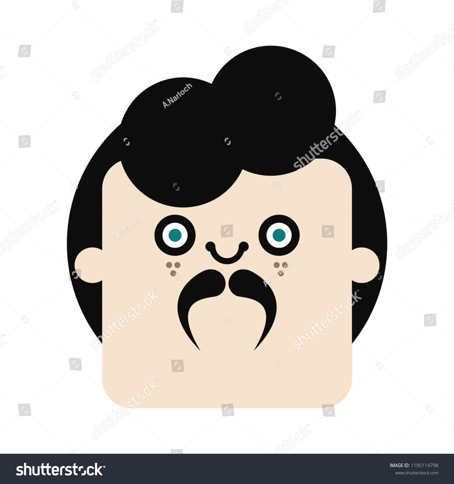 Funny Man Cartoon Character Vector Illustration Stock Vector Royalty Funny Man Cartoon Character Vector Illustration Stock Vector Royalty