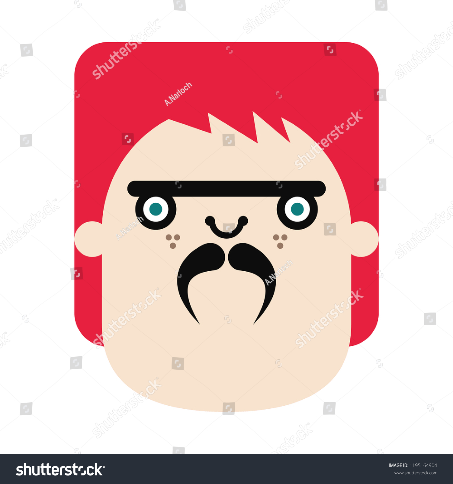Funny Man Cartoon Character Vector Illustration Stock Vector Royalty Funny Man Cartoon Character Vector Illustration Stock Vector Royalty