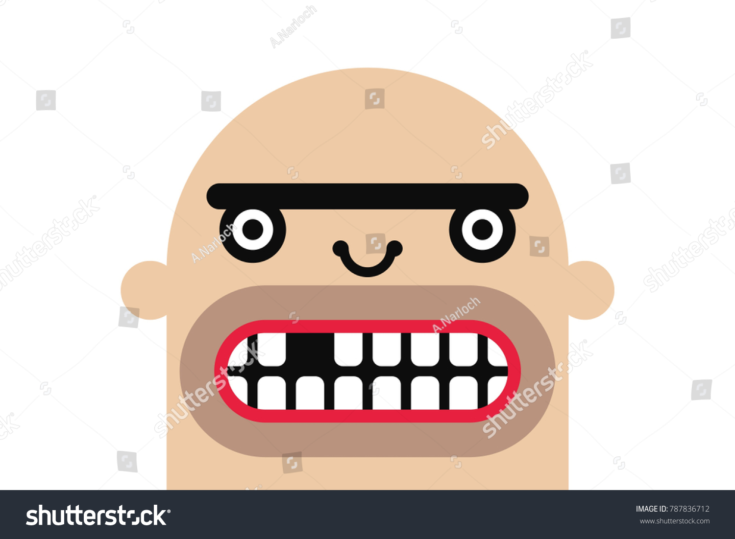 Funny Man Cartoon Character Vector Illustration Stock Vector Royalty Funny Man Cartoon Character Vector Illustration Stock Vector Royalty