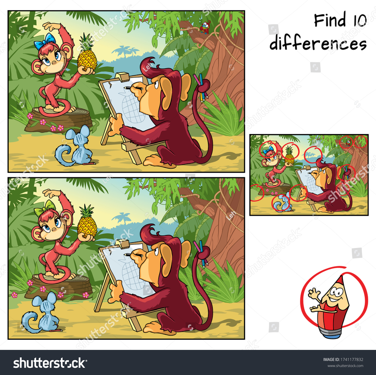 Descubra Monos Divertidos En La Jungla Encuentra Imagenes De Stock En Hd Y Millones De Otras Fotos Ilustraciones Y Vectores En Stock Libres De Regalias En La Coleccion De Shutterstock Se Agregan Miles De Imagenes Nuevas De Alta Calidad Todos Los Dias