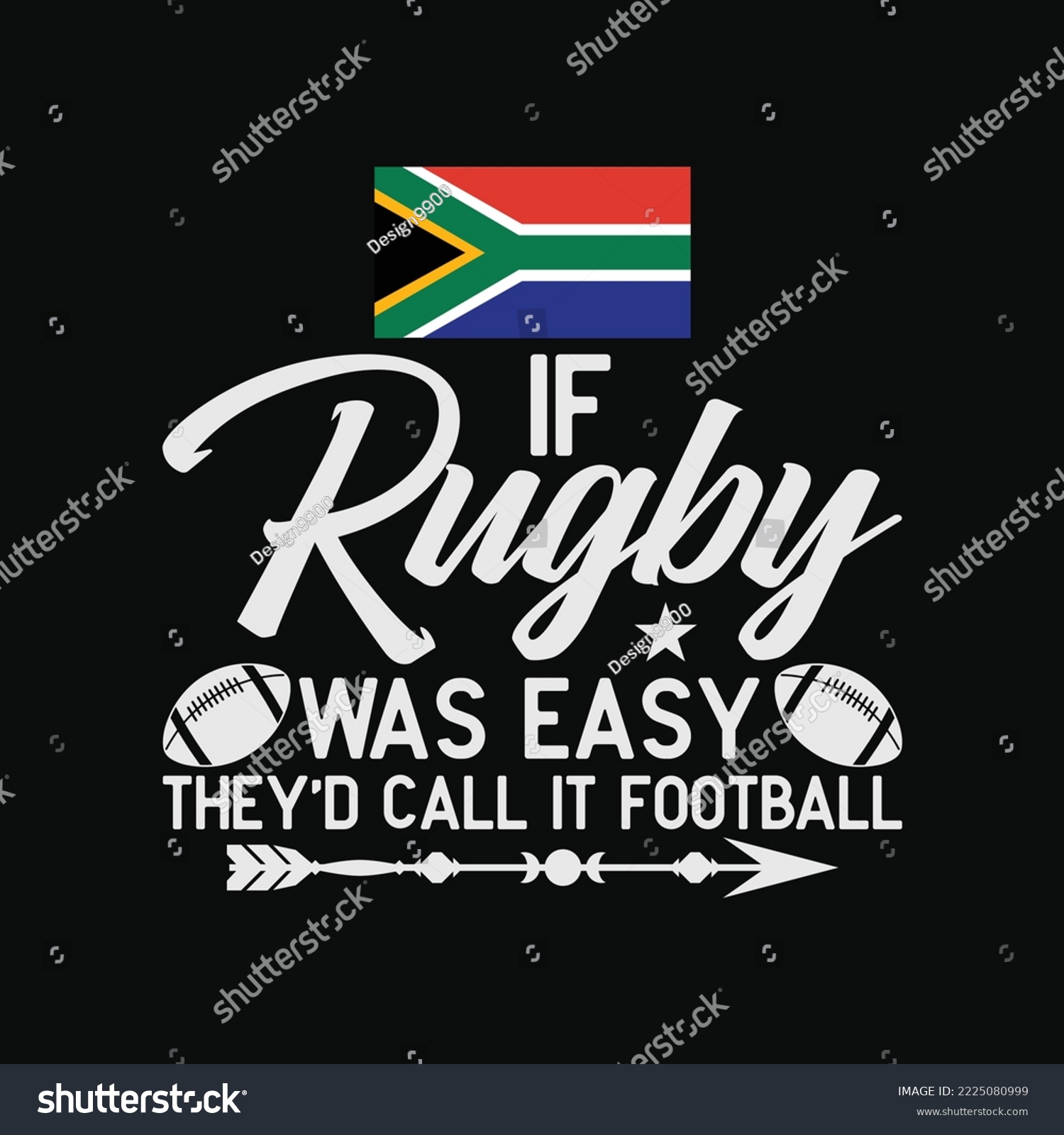 SVG of Funny South Africa Rugby funny t-shirt design svg