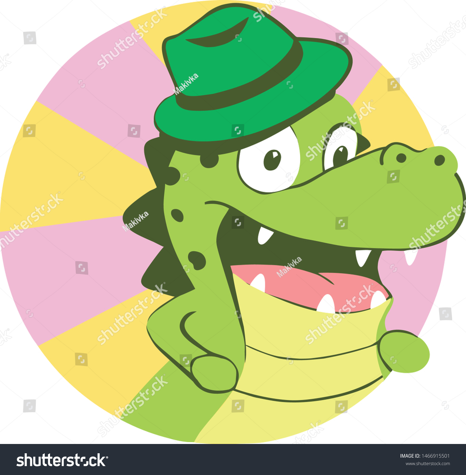 funny green hat