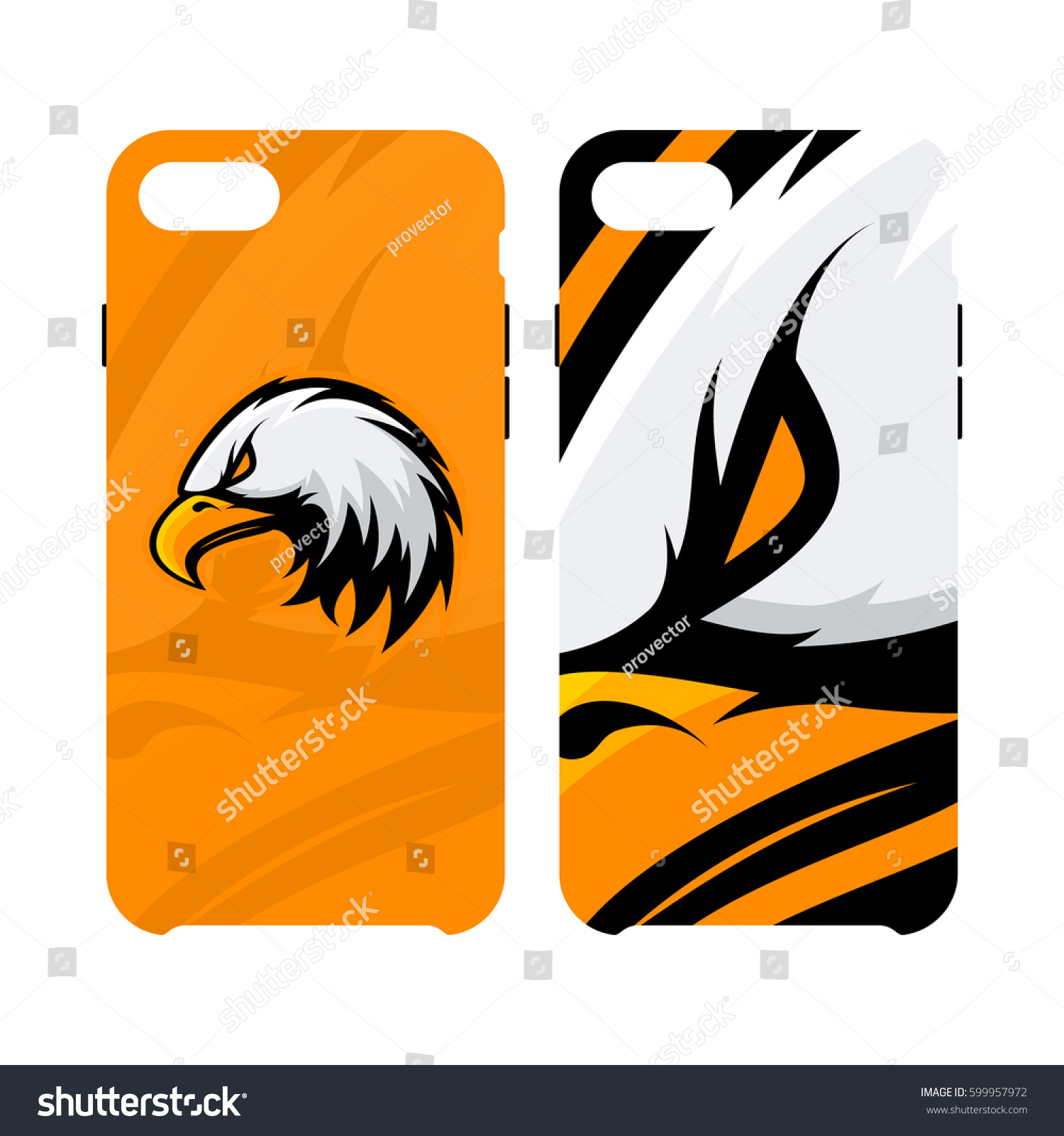 Furious Eagle Head Sport Vector Logo Stock Vector Royalty Free