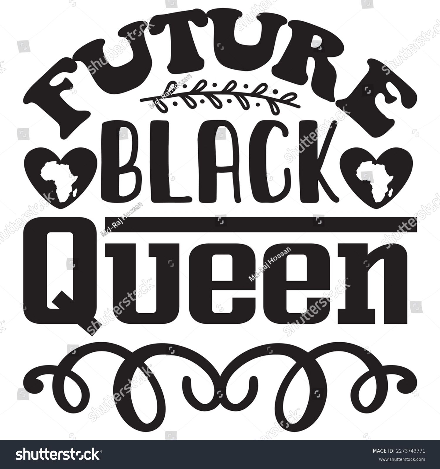 SVG of Future Black Queen T-Shirt Design Vector File svg