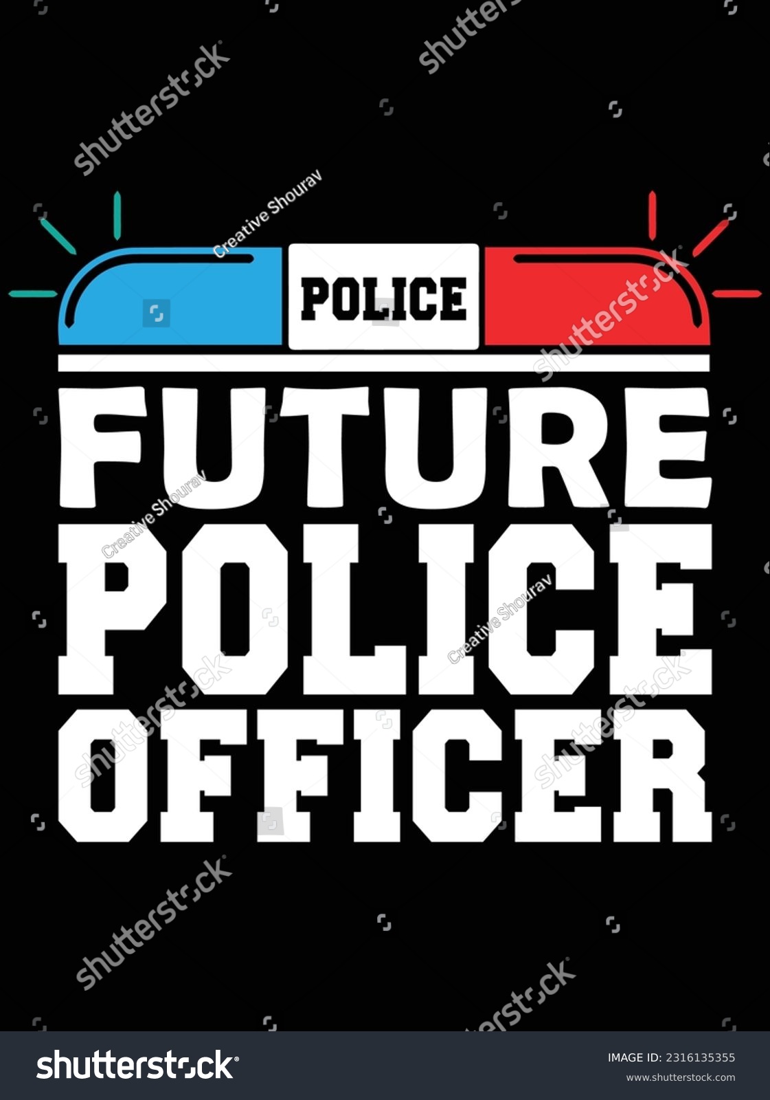 SVG of Future police office vector art design, eps file. design file for t-shirt. SVG, EPS cuttable design file svg