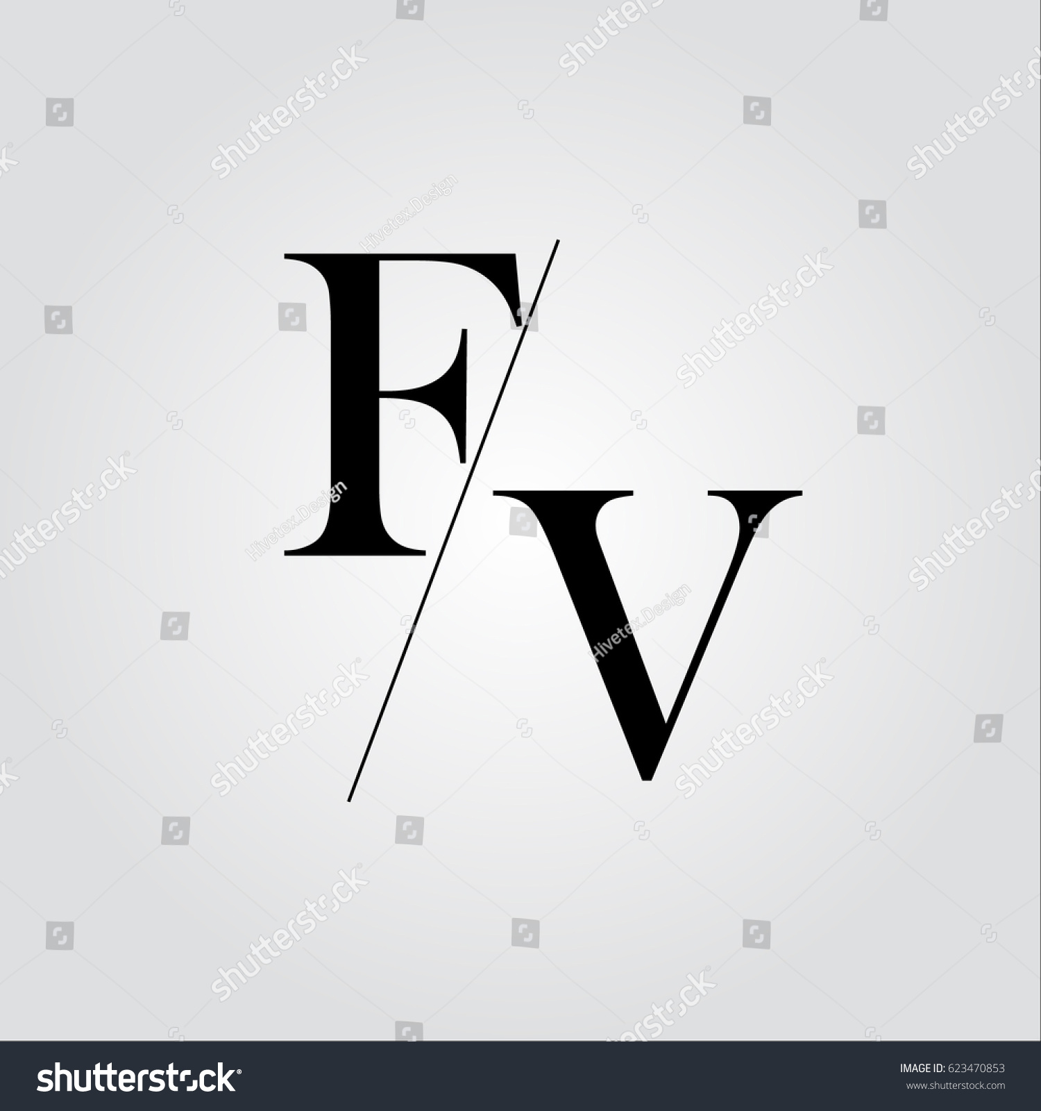 fv logo stock vector royalty free 623470853 shutterstock
