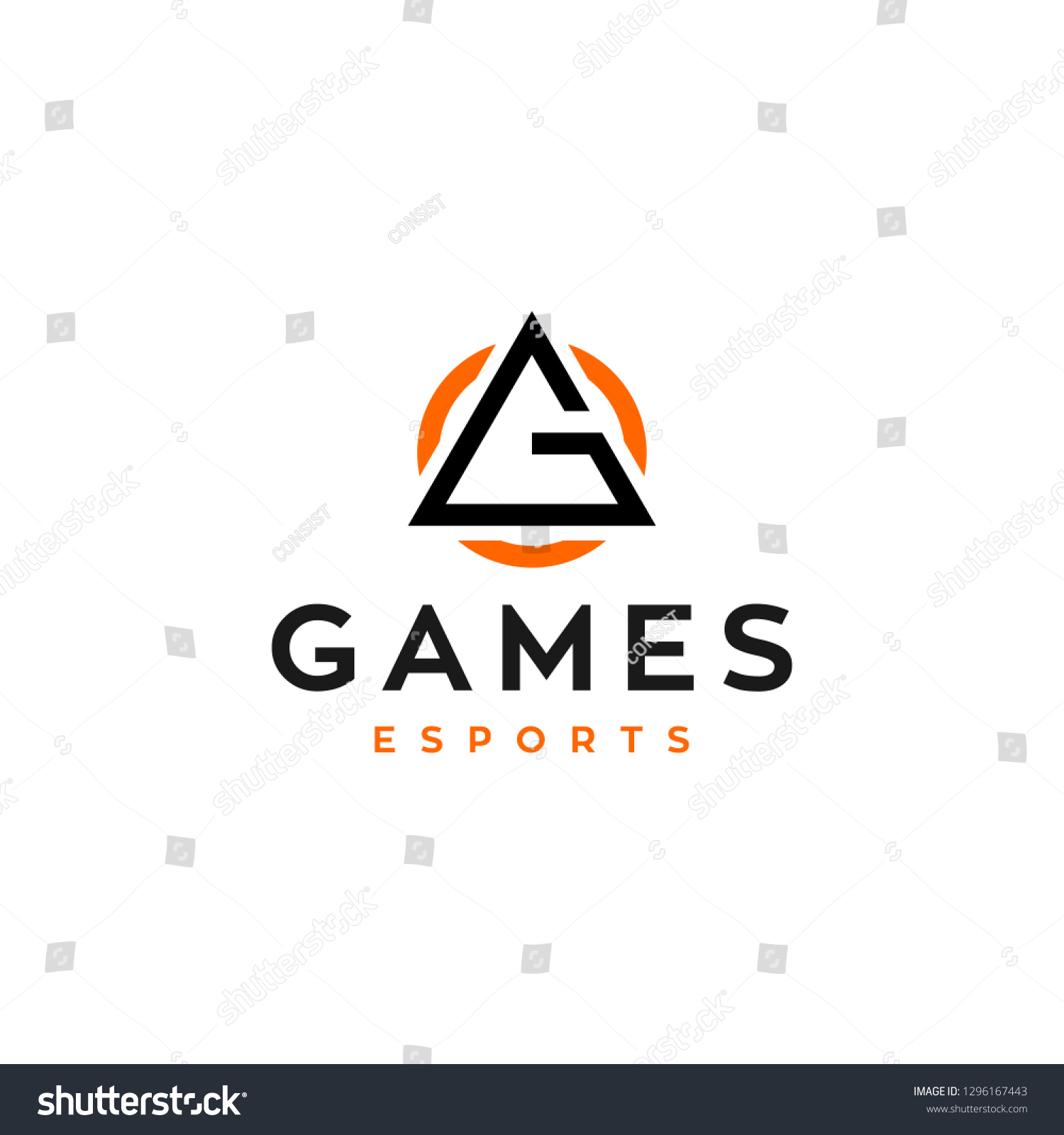 G Games Logo Design Stock Vector Royalty Free