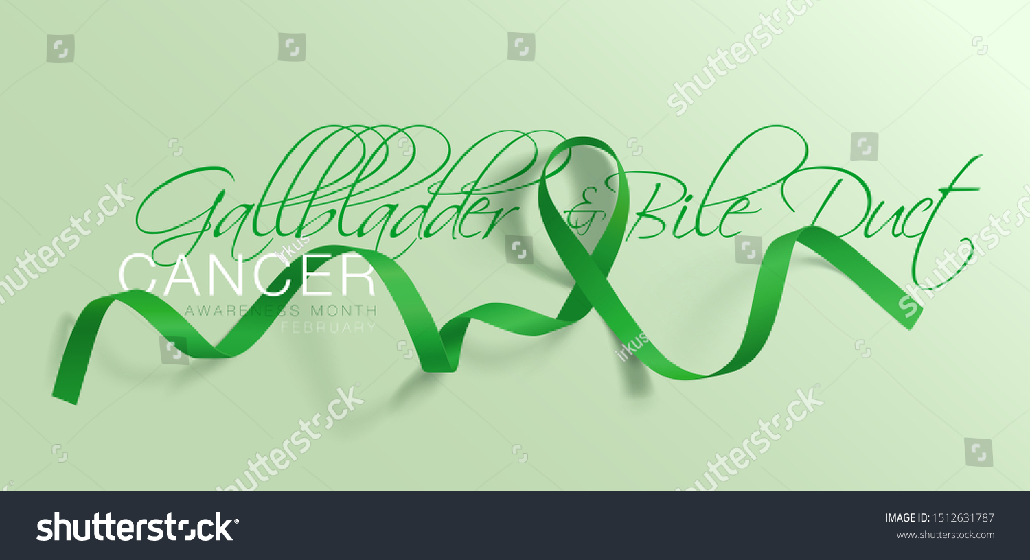 Gallbladder Bile Duct Cancer Awareness Calligraphy Stock Vector Gallbladder Bile Duct Cancer Awareness Calligraphy Stock Vector