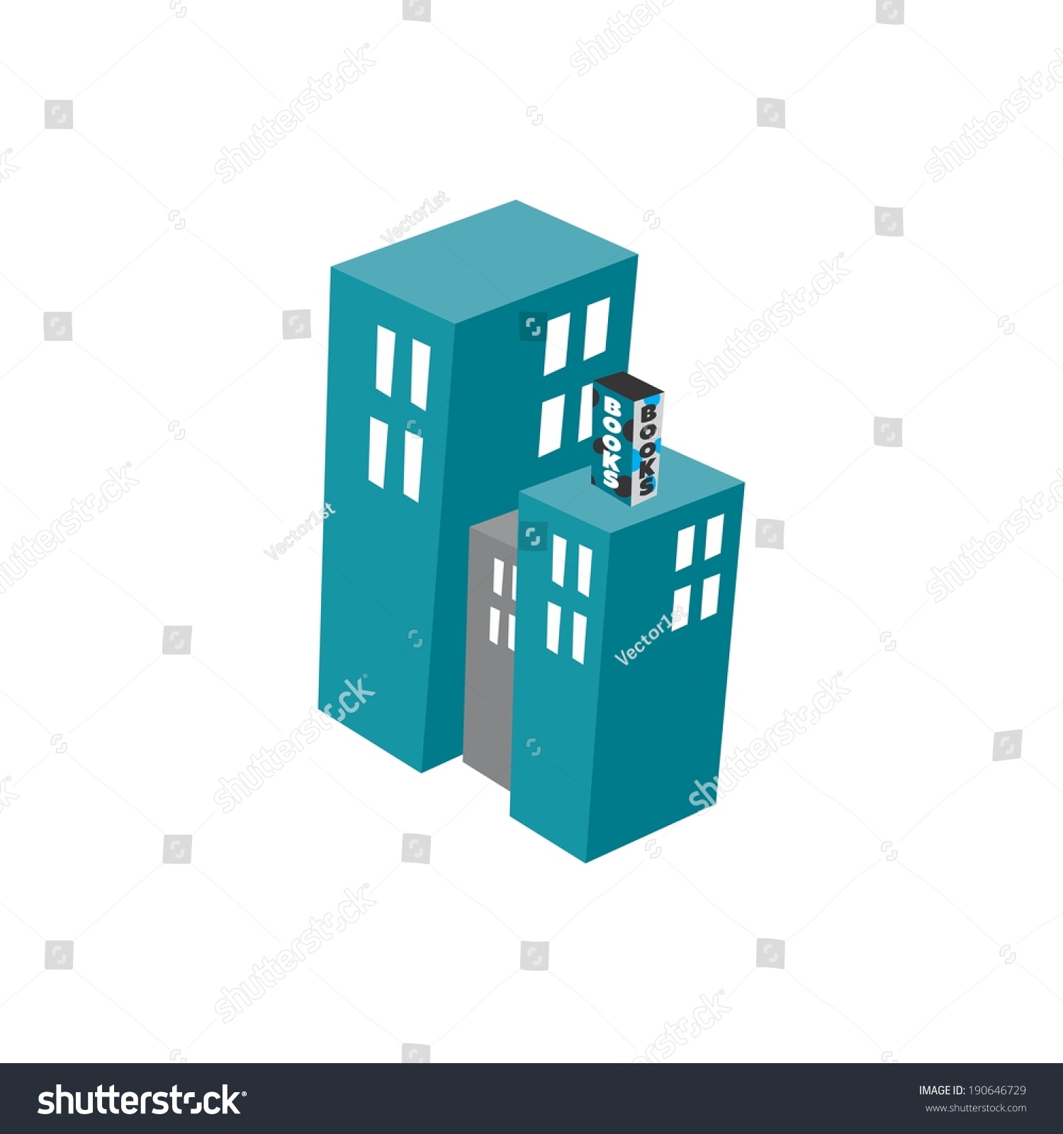 Game Assets Building Stock Vector (Royalty Free) 190646729 | Shutterstock