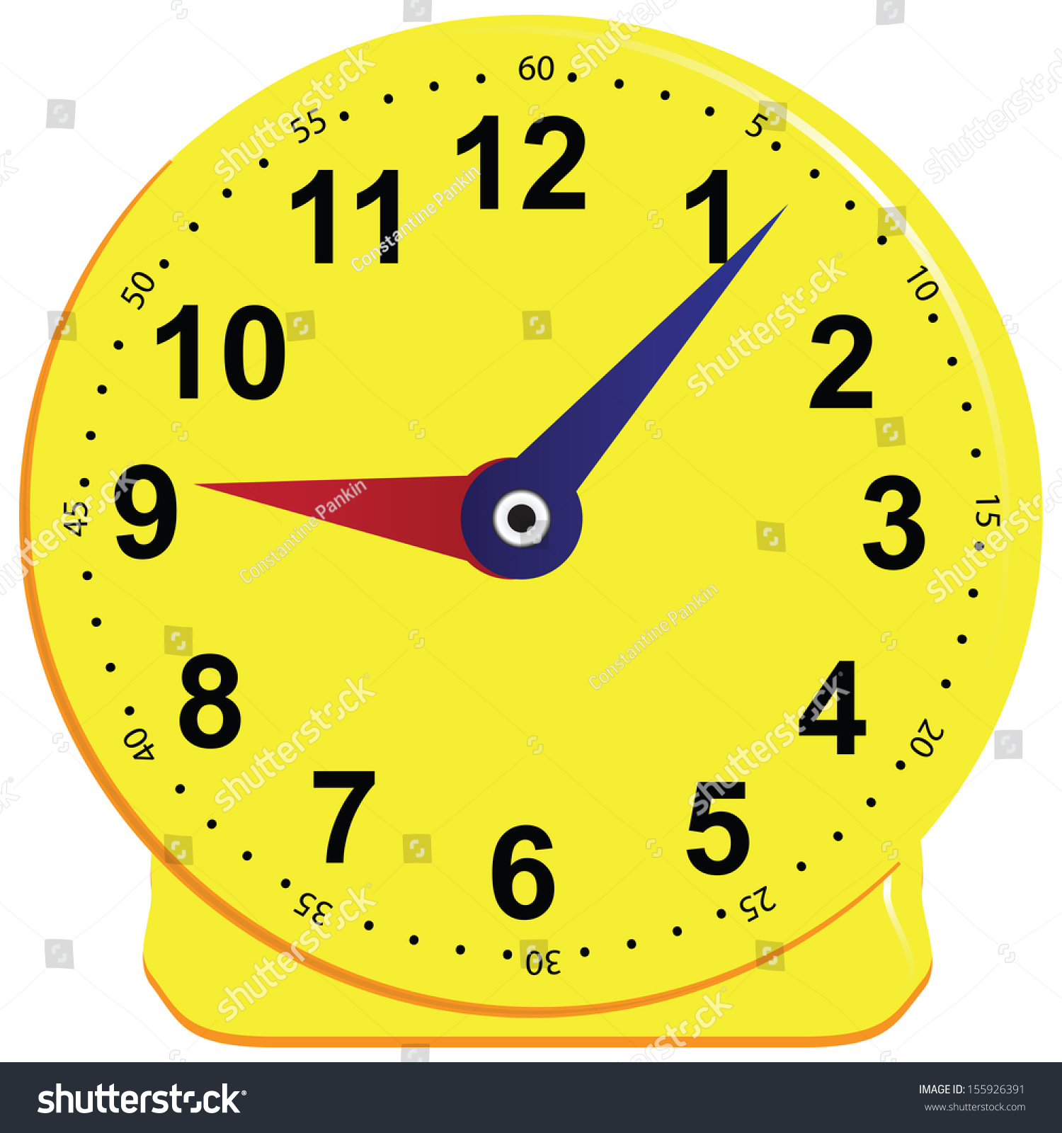 toddler teaching clock