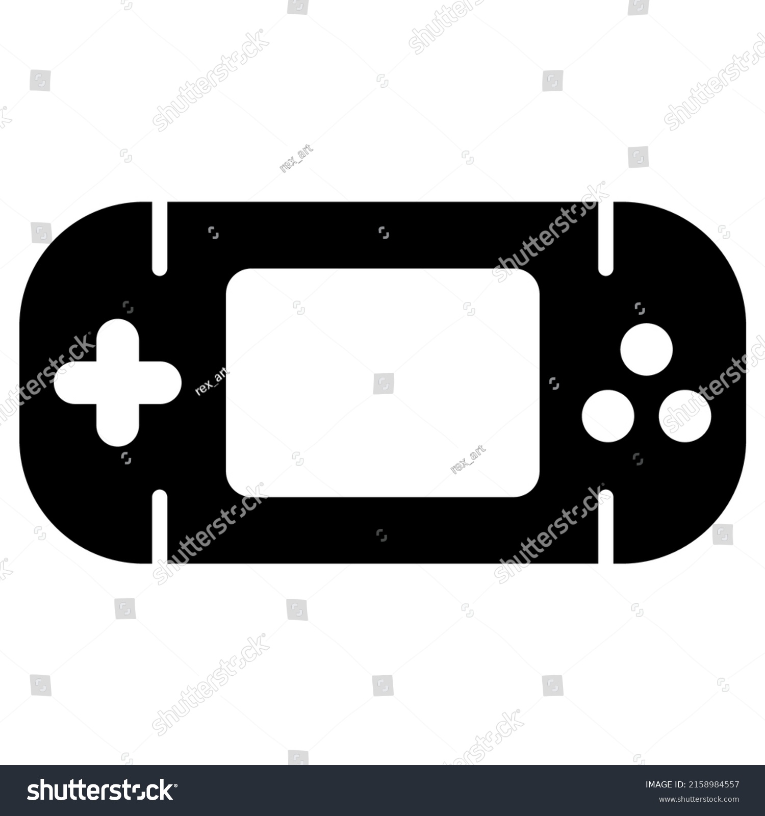 SVG of Game Console icon design, vector illustration, best used for presentations svg