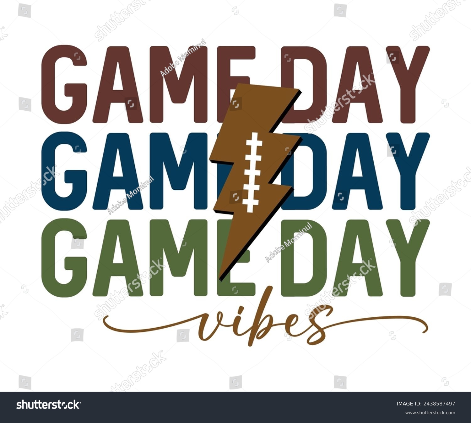 SVG of Game Day Vibes,Football Svg,Football Player Svg,Game Day Shirt,Football Quotes Svg,American Football Svg,Soccer Svg,Cut File,Commercial use svg