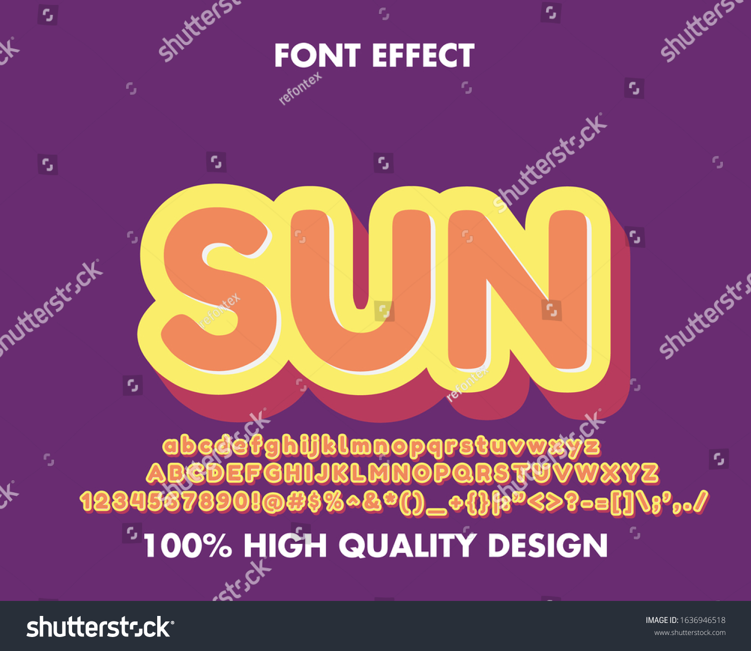 Game Font Effect Classic Style Text Stock Vector (Royalty Free) 1636946518