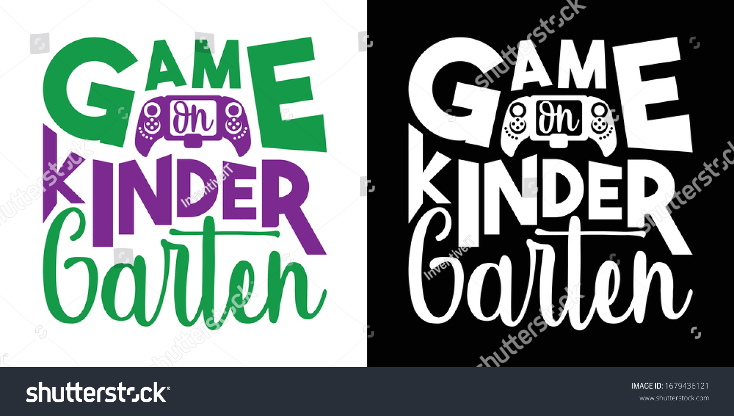 Game On Kindergarten Printable Vector Illustration: เวกเตอร์สต็อก (ปลอดค่าลิขสิทธิ์) 1679436121 ...