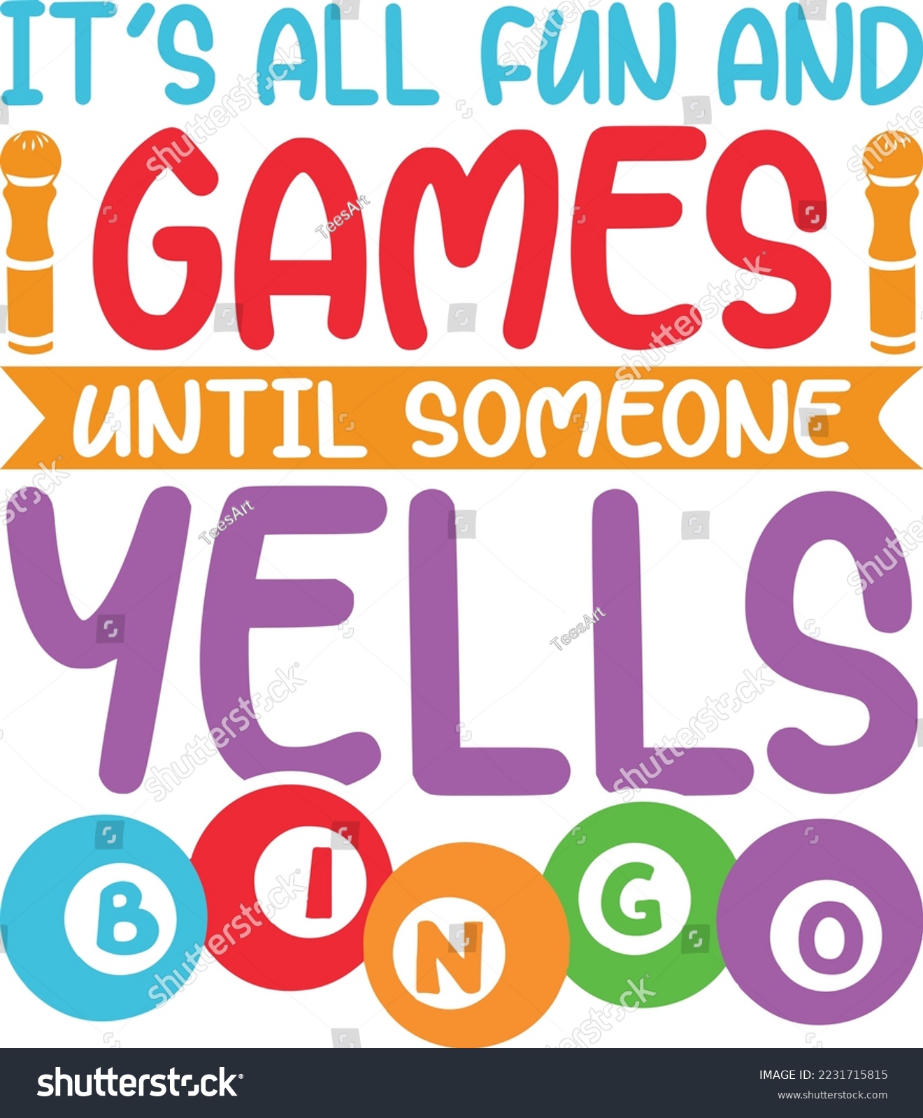 SVG of Game yells Bingo svg bingo svg design svg