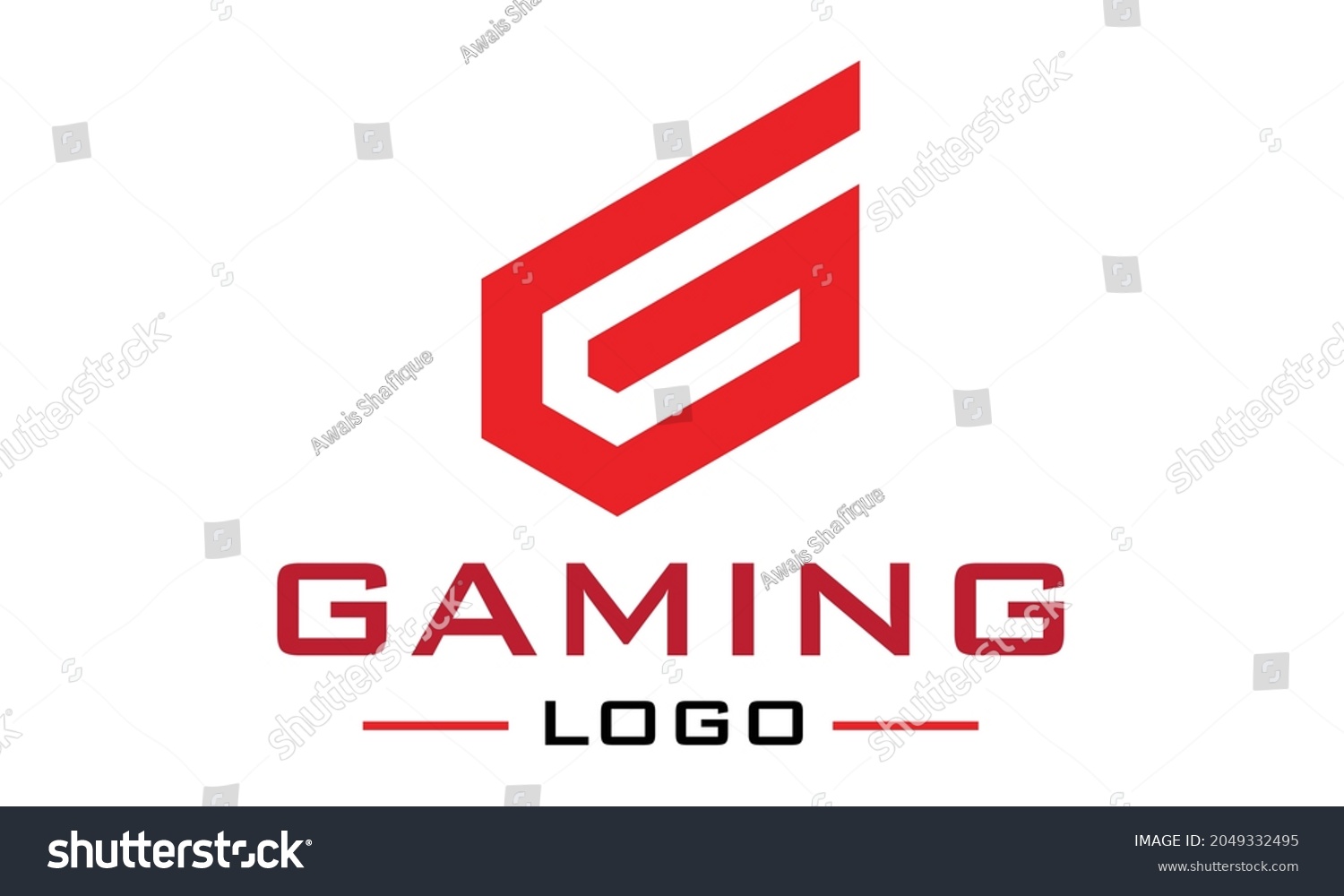 Gaming Logo Latter G Stock Vector (Royalty Free) 2049332495 | Shutterstock