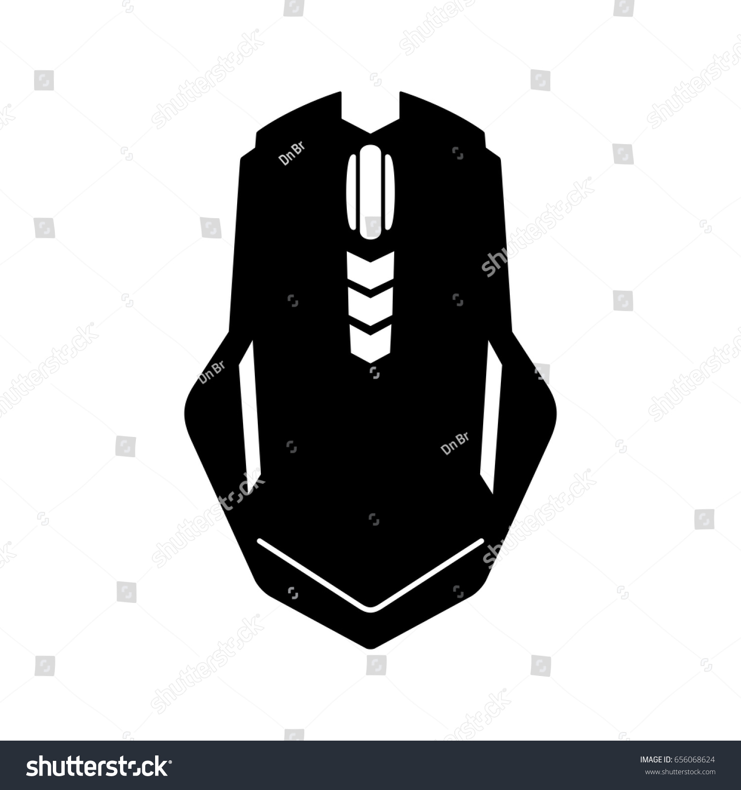 Gaming Mouse Stock Vector (Royalty Free) 656068624 - Shutterstock