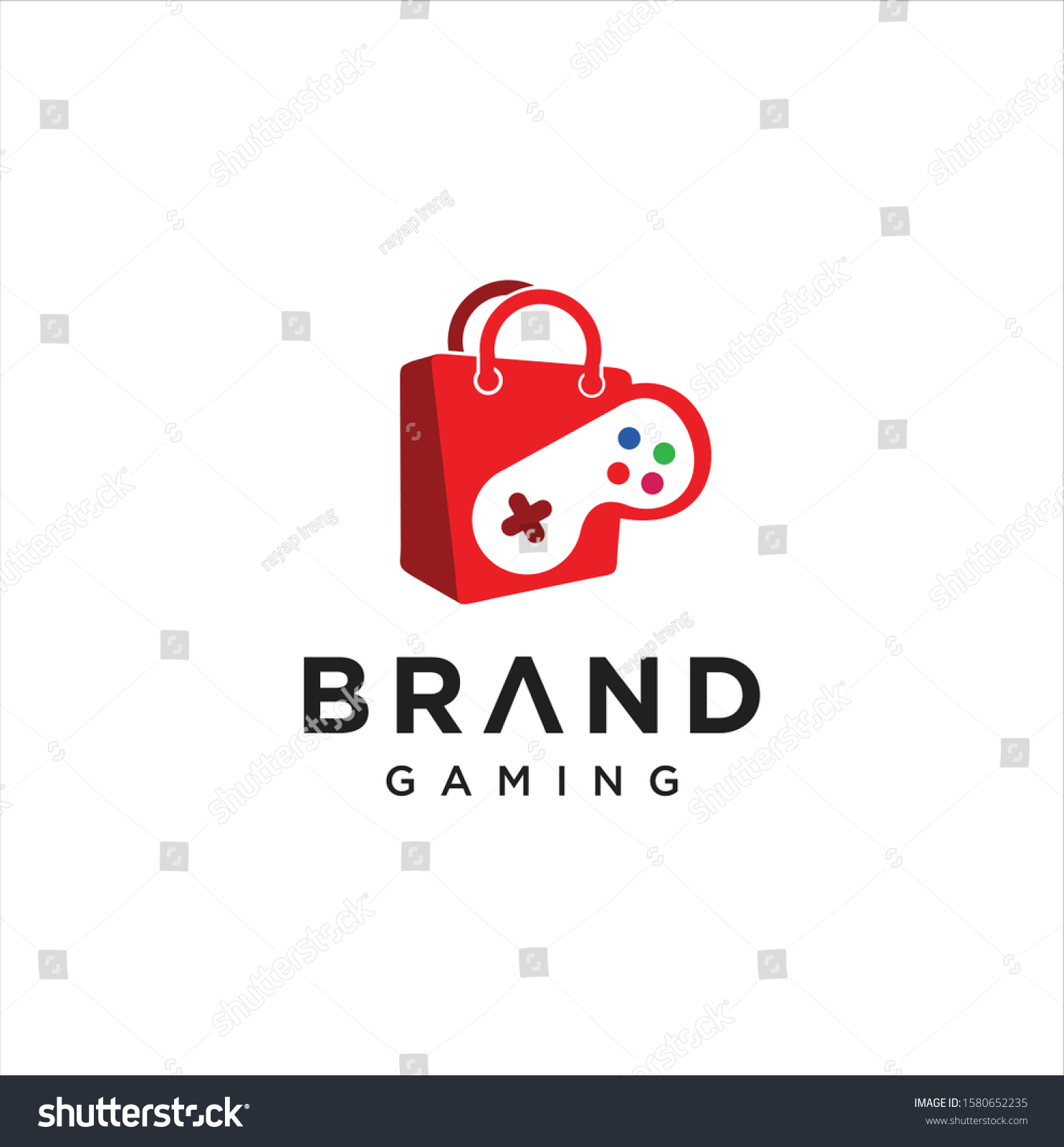 Gaming Store Logo Game Shop Logo Stock Vector Royalty Free