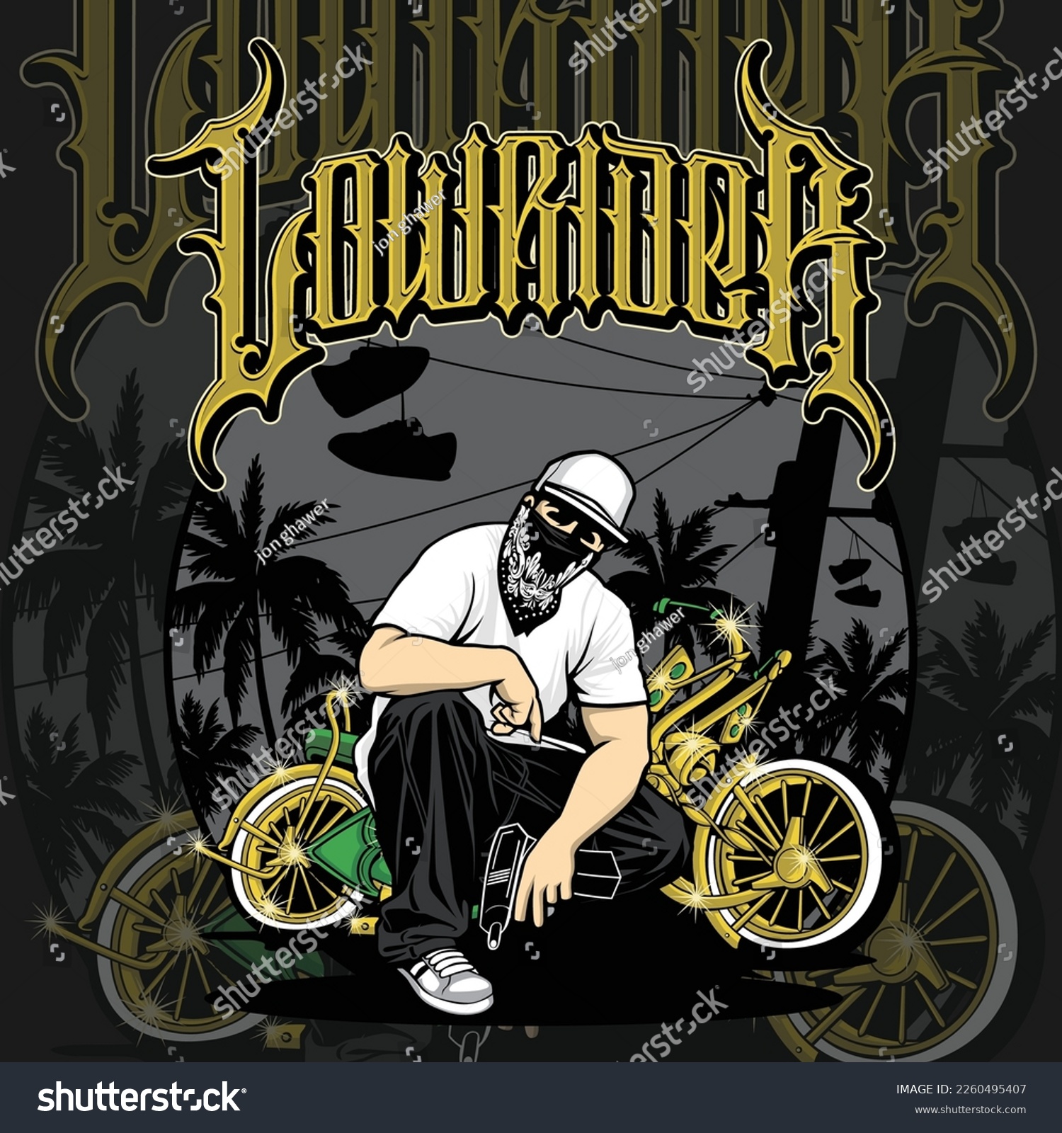 SVG of gangster and lowrider, homies, low, rider, gangs, hiphop svg