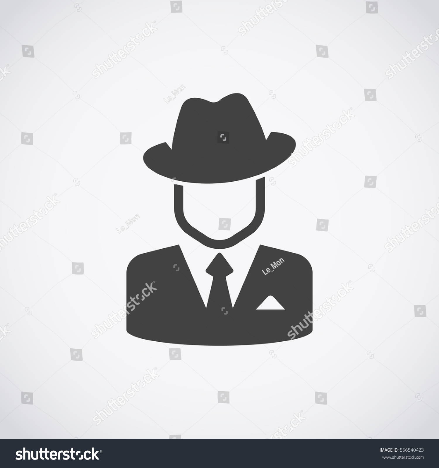 SVG of Gangster icon. Mafia svg
