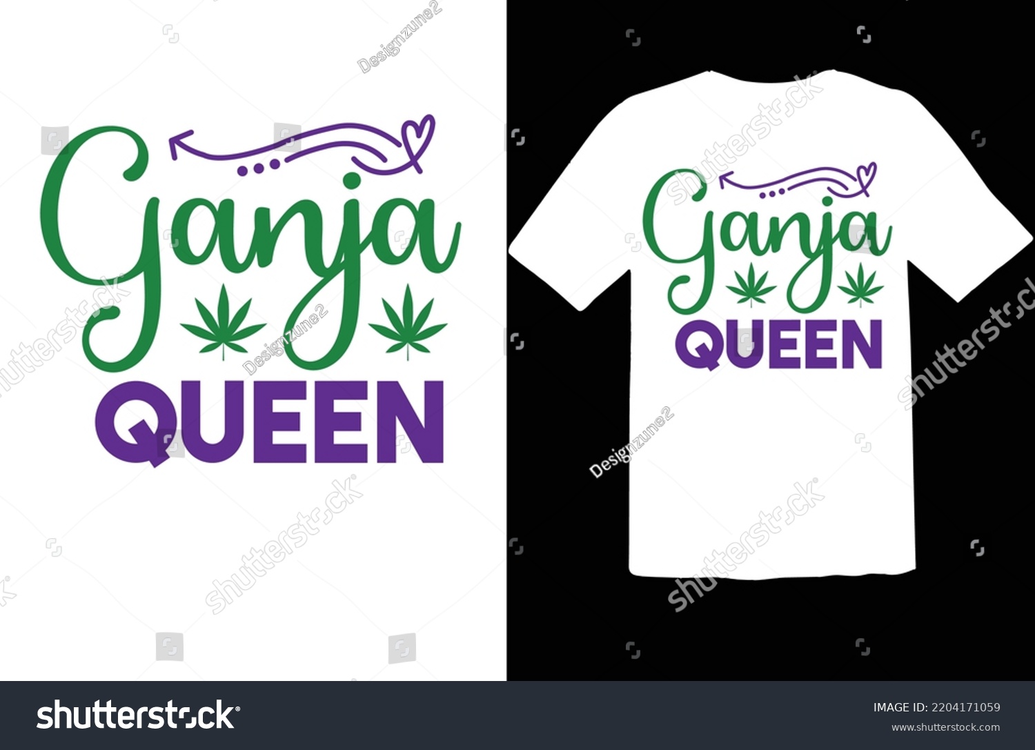 SVG of Ganja queen svg design file svg