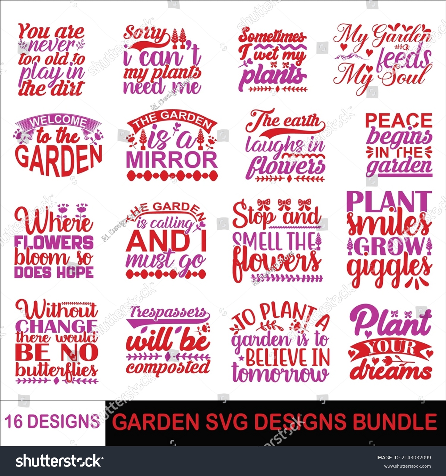 SVG of Garden Quotes SVG Designs Bundle. Garden quotes SVG cut files bundle, Garden quotes t shirt designs bundle, Quotes about flower, flower cut files,  svg