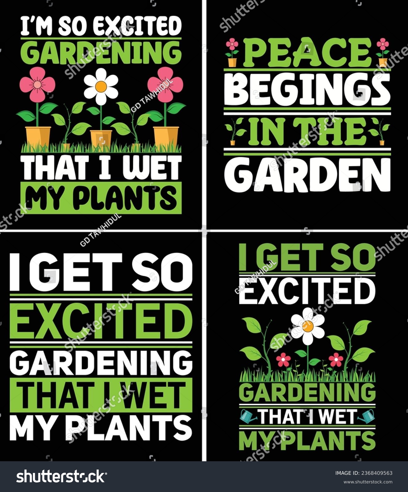 SVG of gardening t shirt design new svg