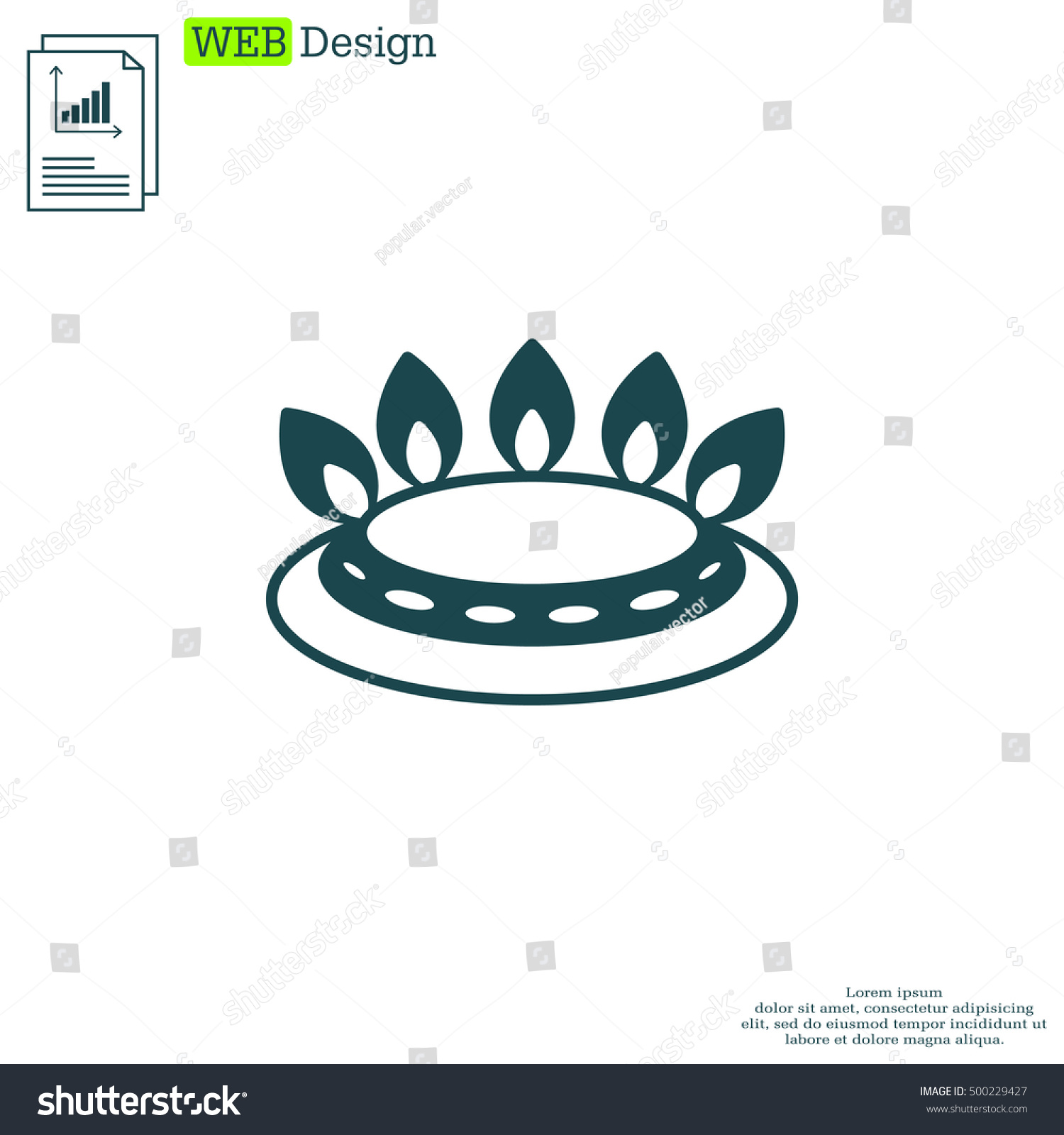 Gas Burner Icon Vector Design Stock Vector (Royalty Free) 500229427 ...