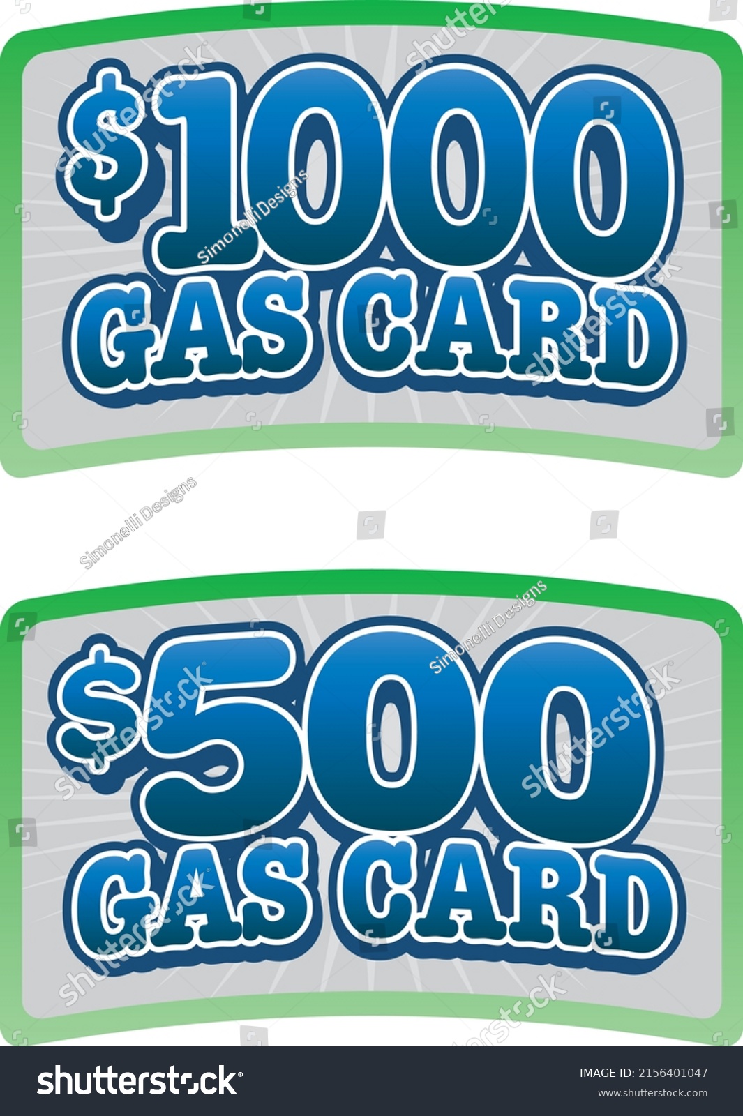 SVG of gas card money card $1000 $500 Free Gas svg