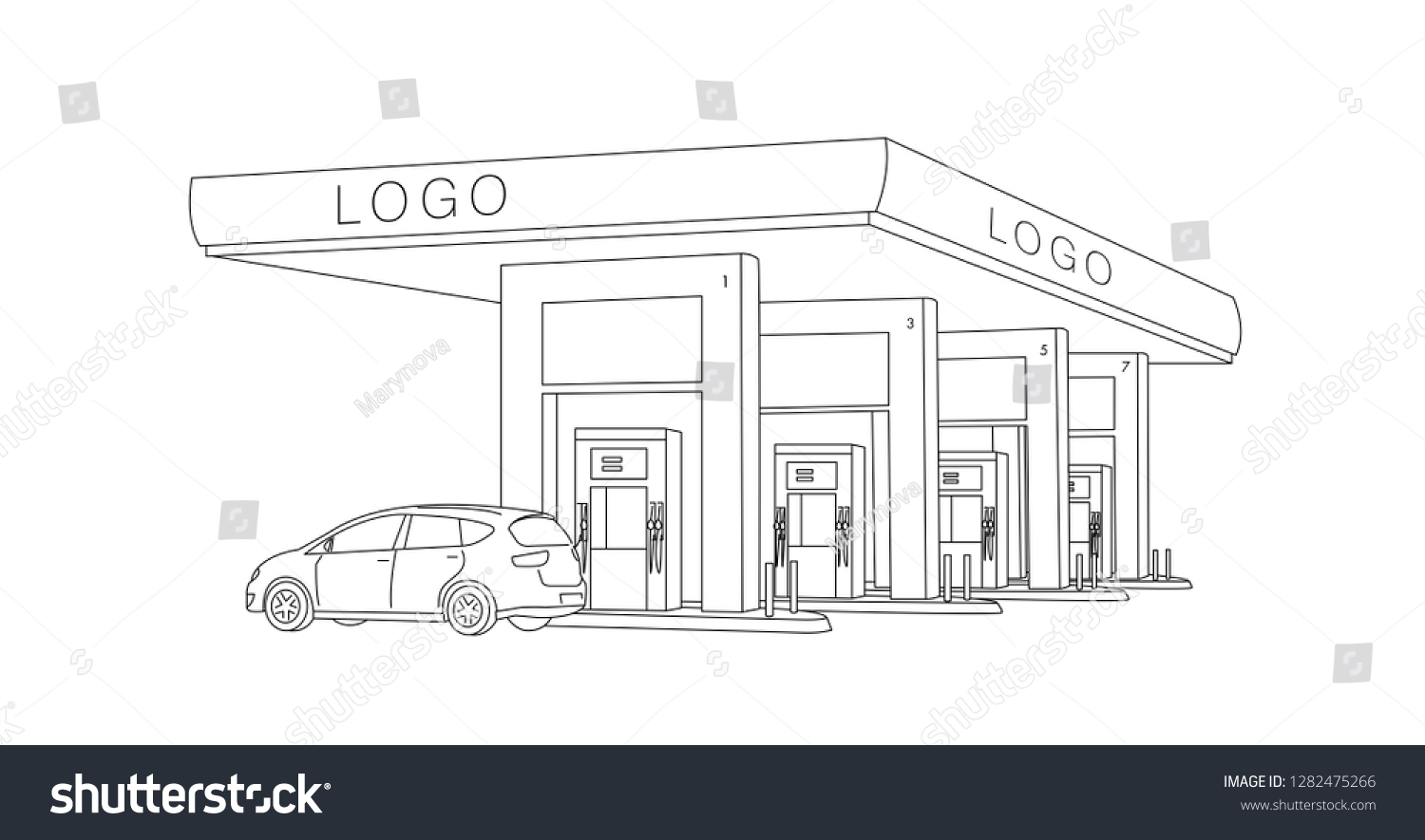 1,601 imágenes de Gas station line drawing Imágenes, fotos y vectores