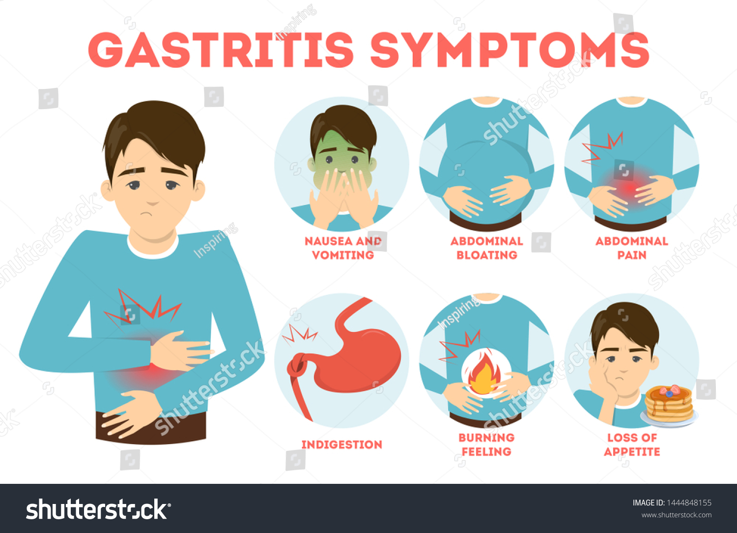 Gastritis Stock Illustrations, Images & Vectors | Shutterstock