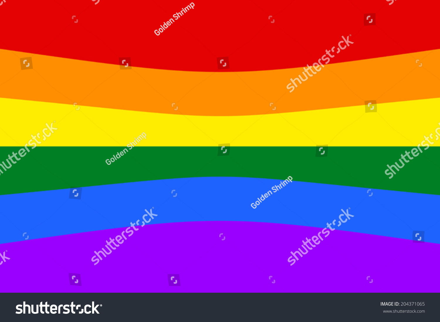 Gay Lgbt Rainbow Flag Vector Stock Vector Royalty Free 204371065