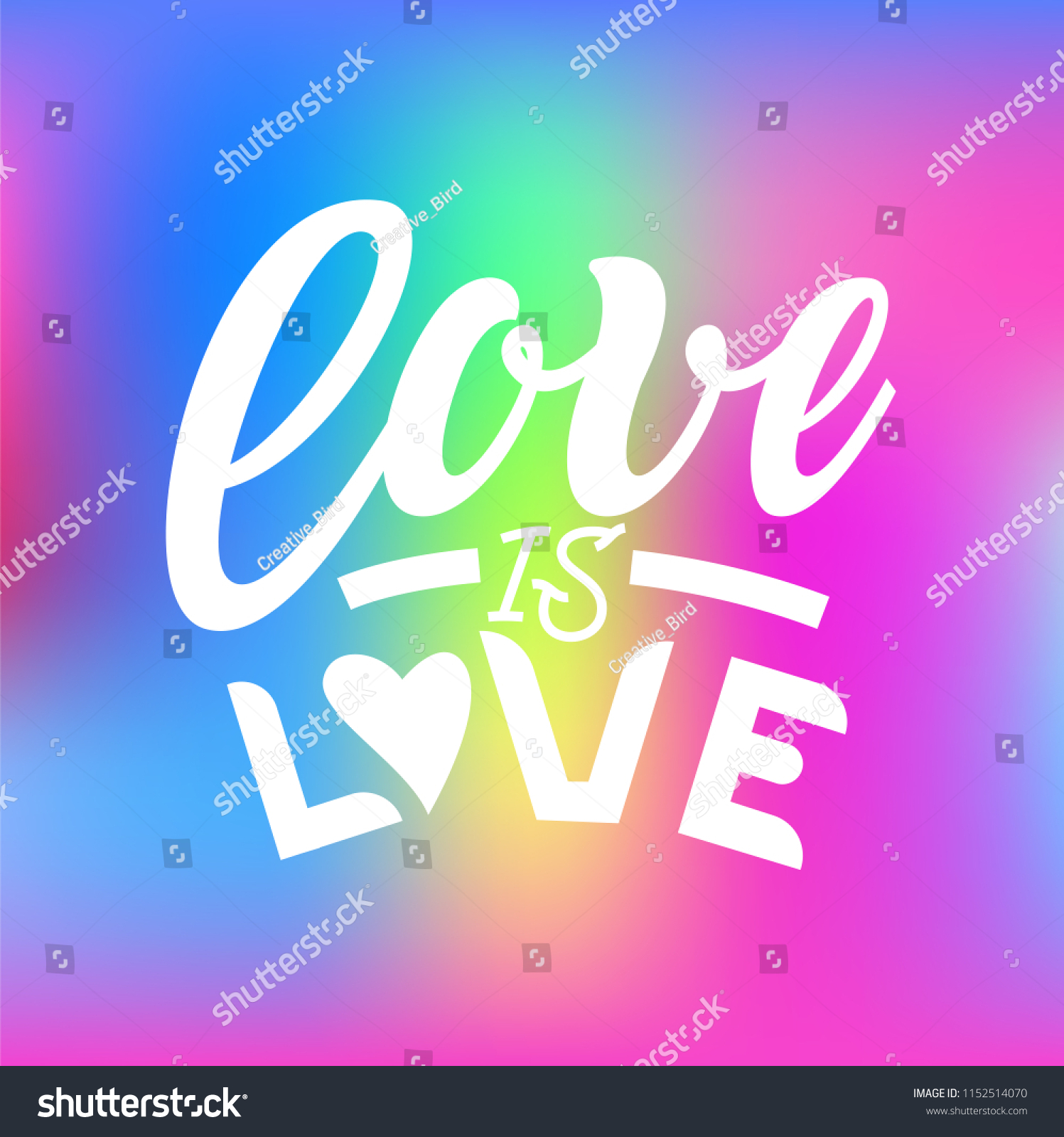 Gay Lettering Conceptual Poster Lgbt Rainbow Stock Vector (Royalty Free ...