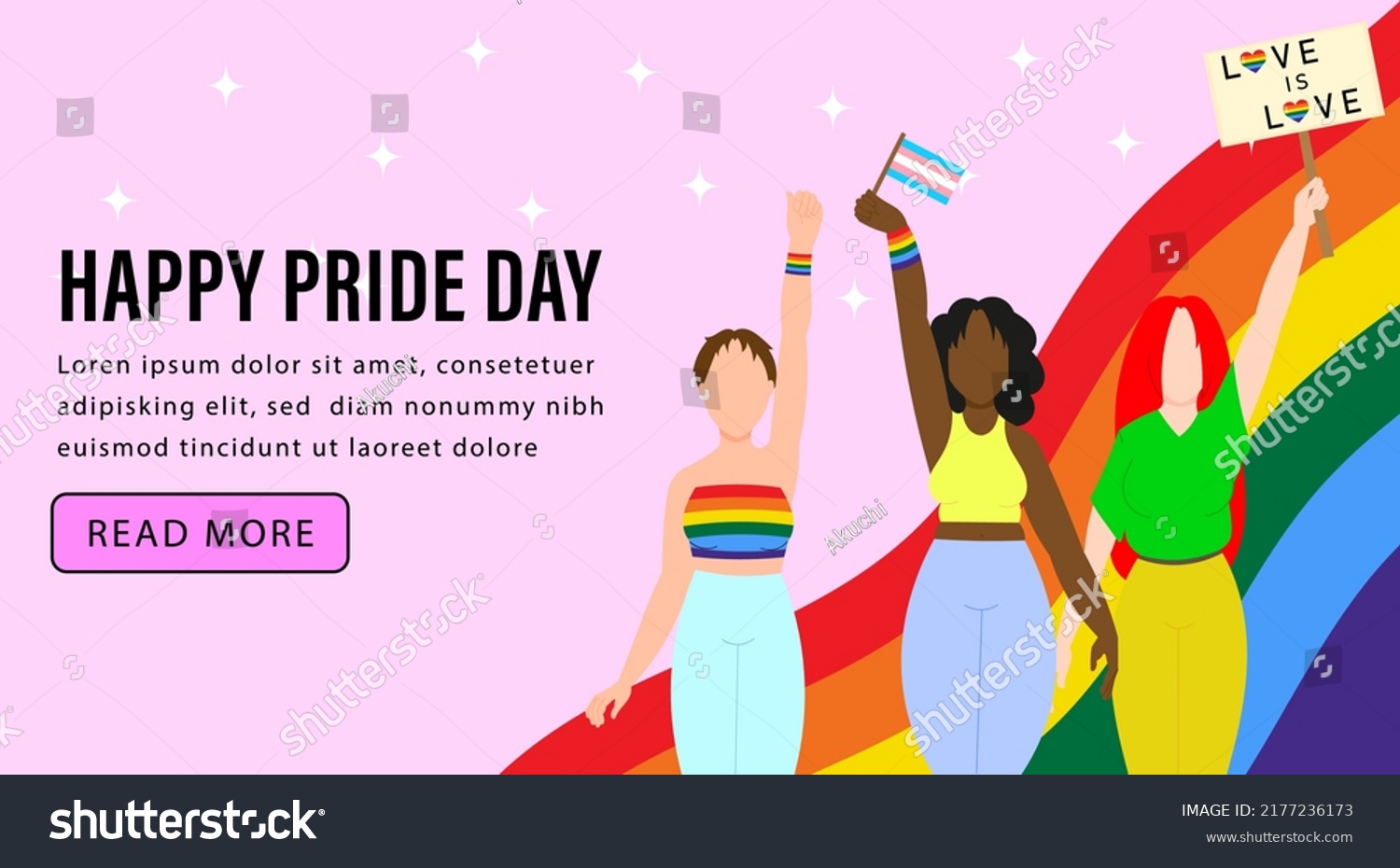 Gay Pride Parade Lesbians Participate Lgbt Stock Vector Royalty Free 2177236173 Shutterstock 