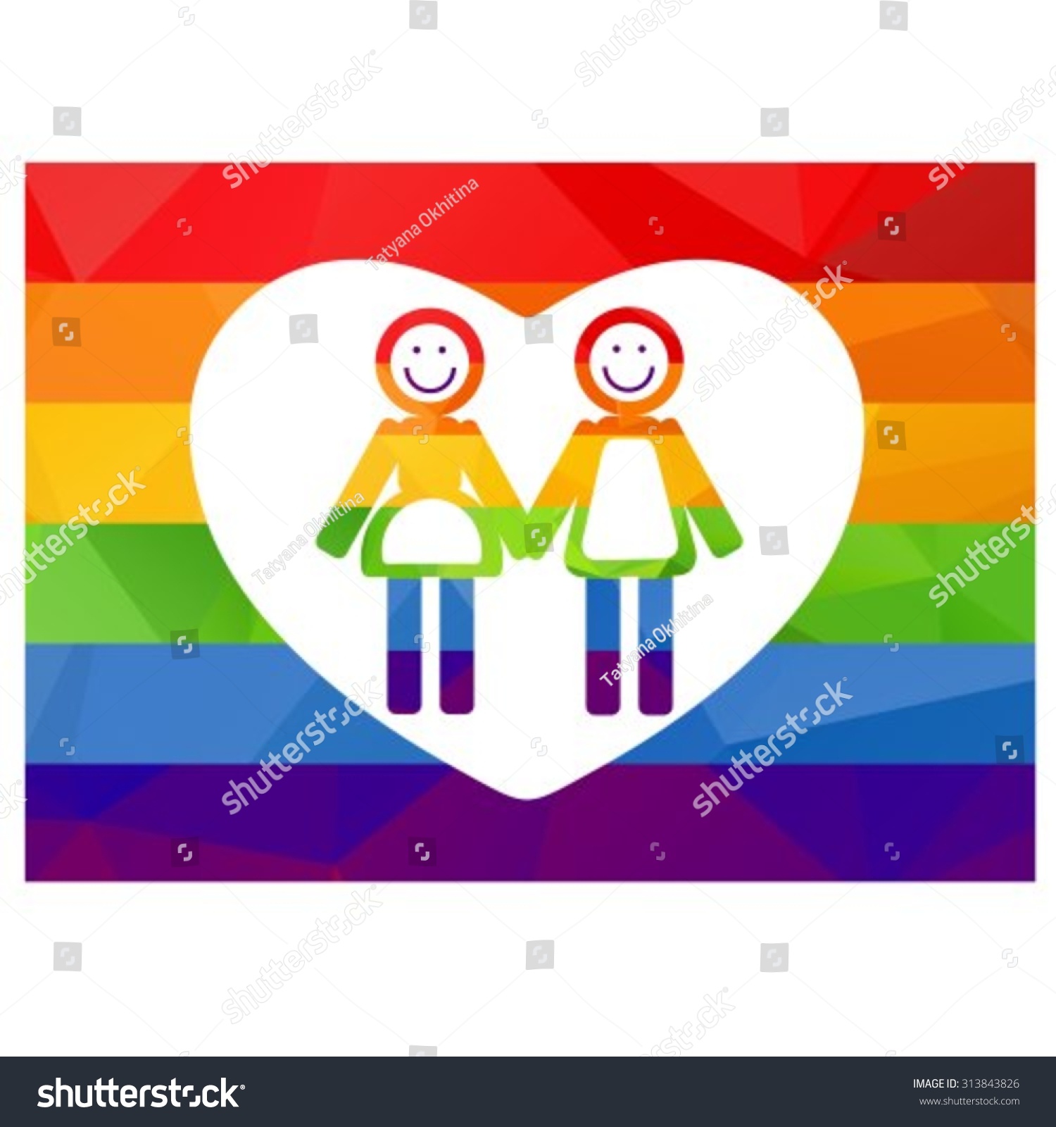 women couple isolated on white stock vector 313843826 pride flyers