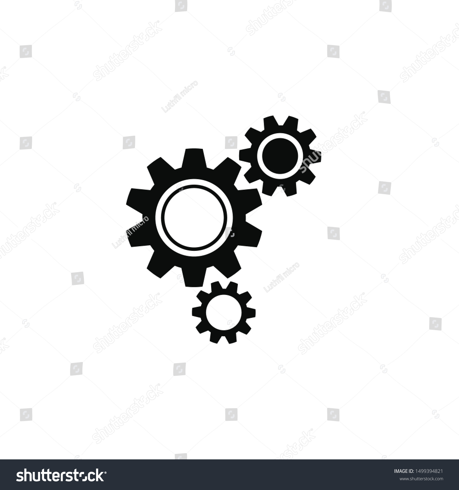 Gear Logo Symbol Vector Icon Illustration Stock Vector (Royalty Free ...