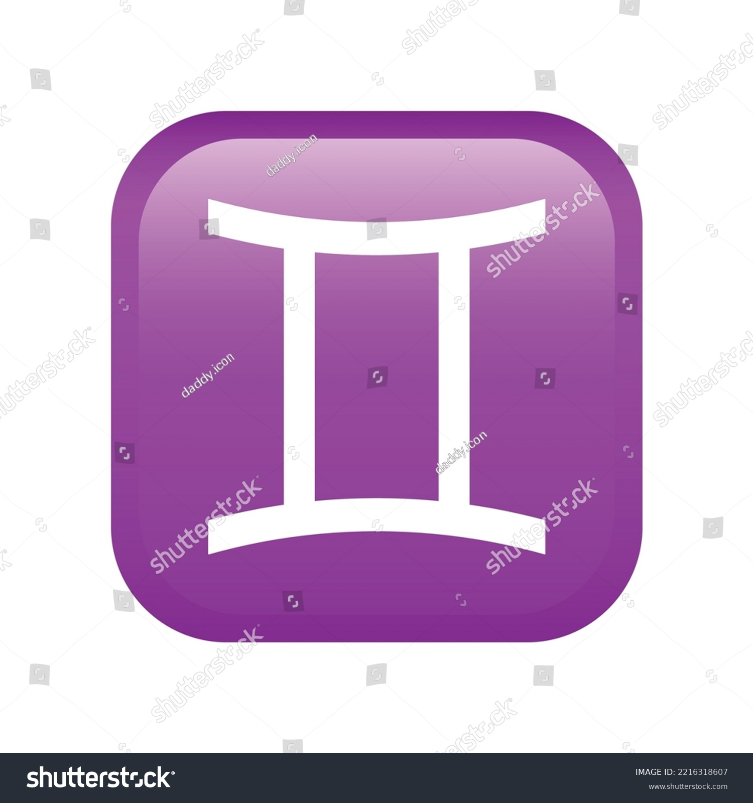 SVG of Gemini emoji icon isolated on white background. Astrology symbol modern, simple, vector, icon for website design, mobile app, ui. Vector Illustration svg