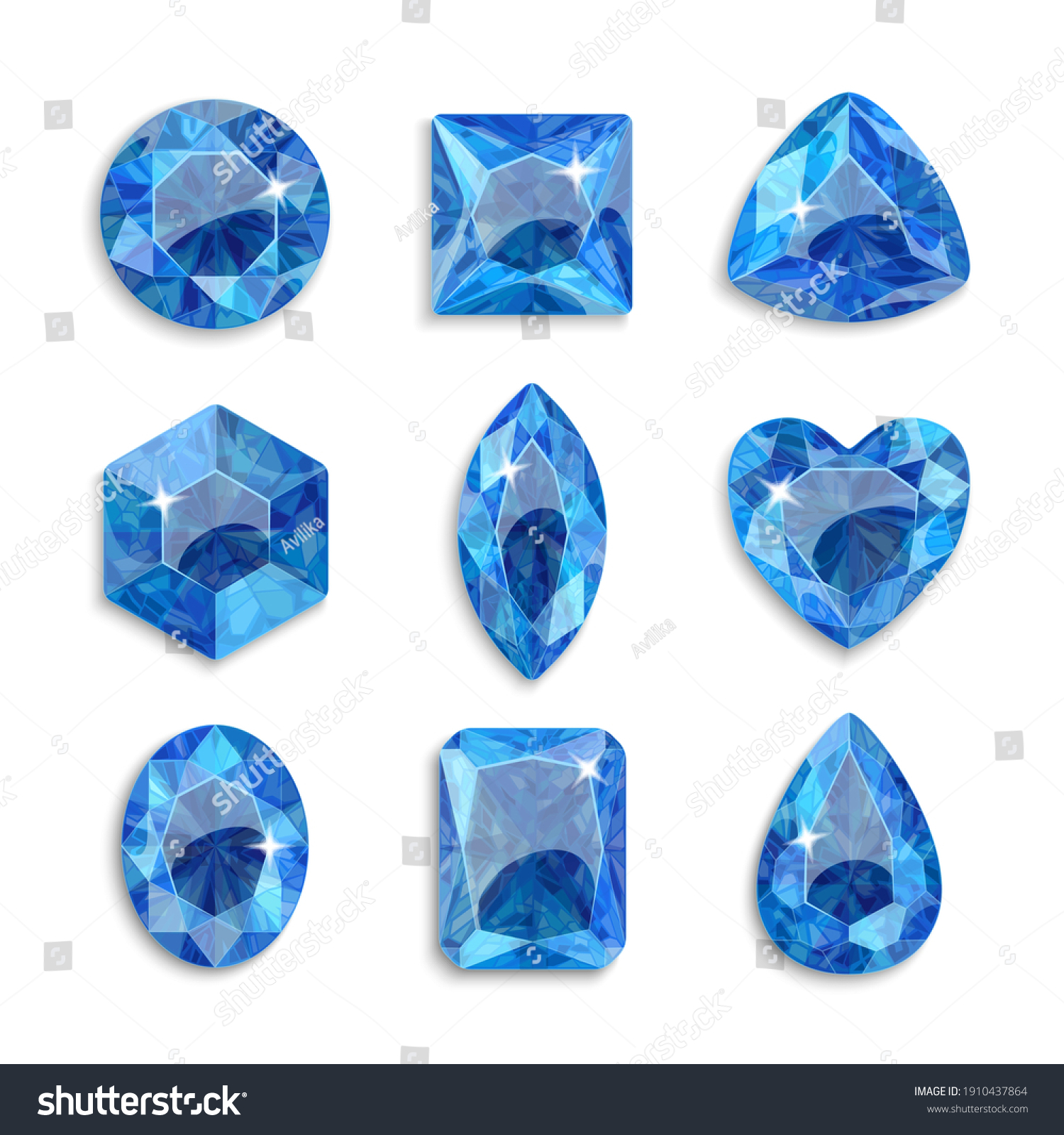 Blue Sapphires Images Stock Photos And Vectors Shutterstock