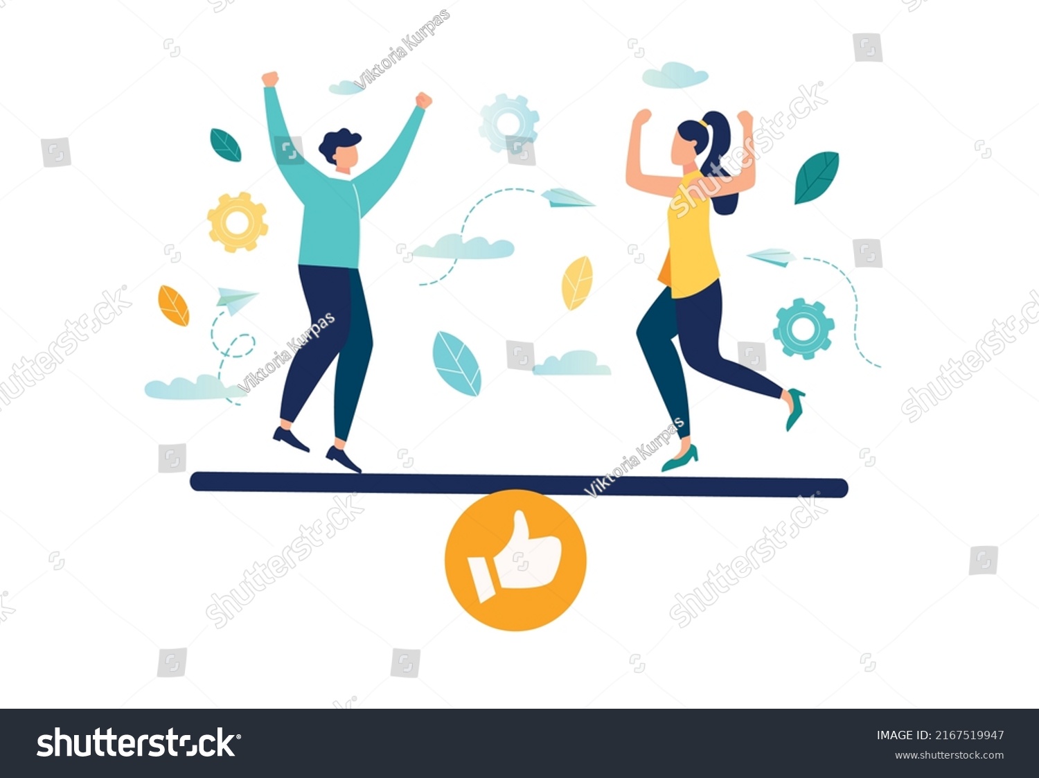 gender-equality-equal-treatment-male-female-stock-vector-royalty-free