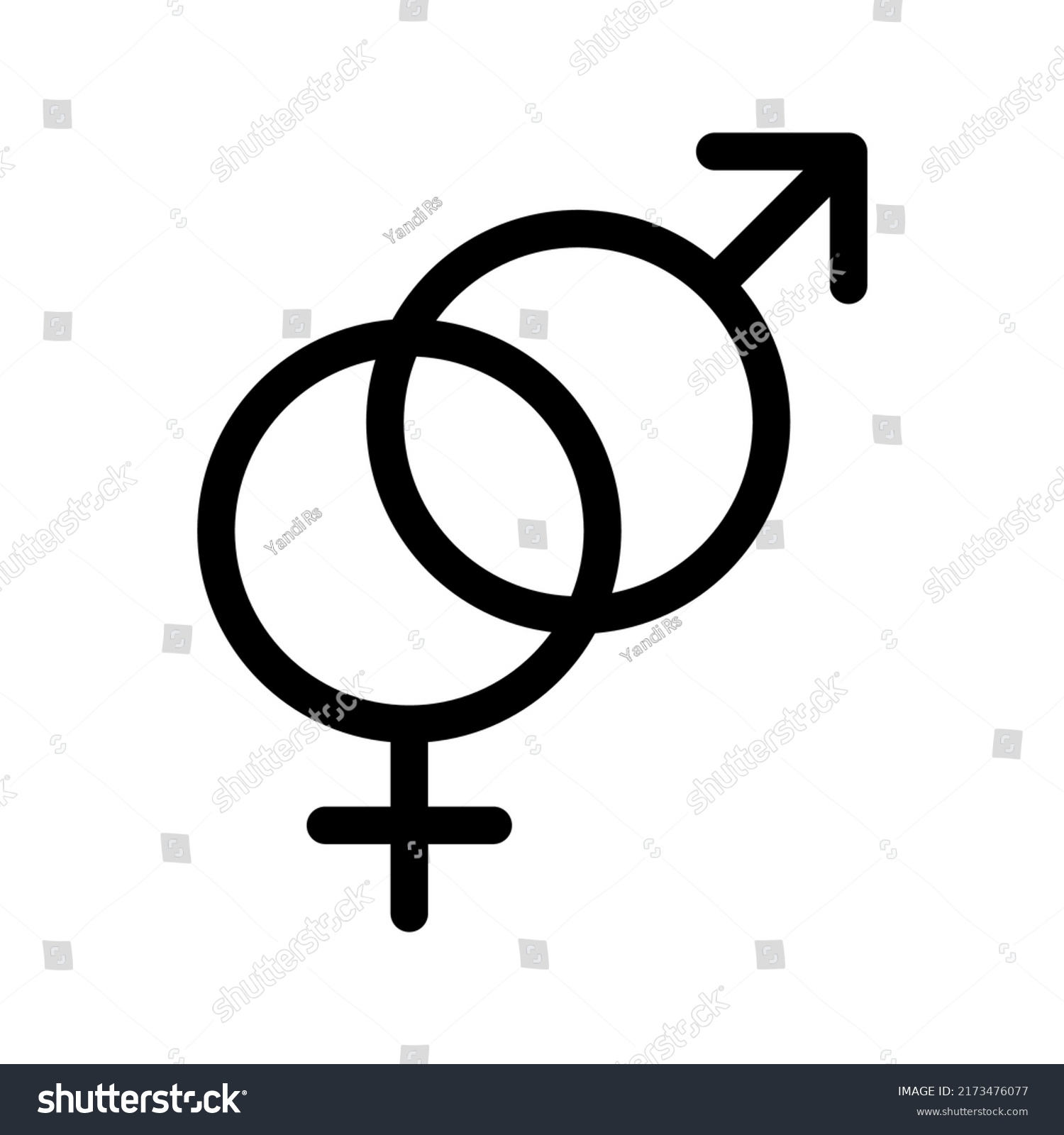 Gender Fluid Icon Vector Symbol Design Stock Vector (Royalty Free ...