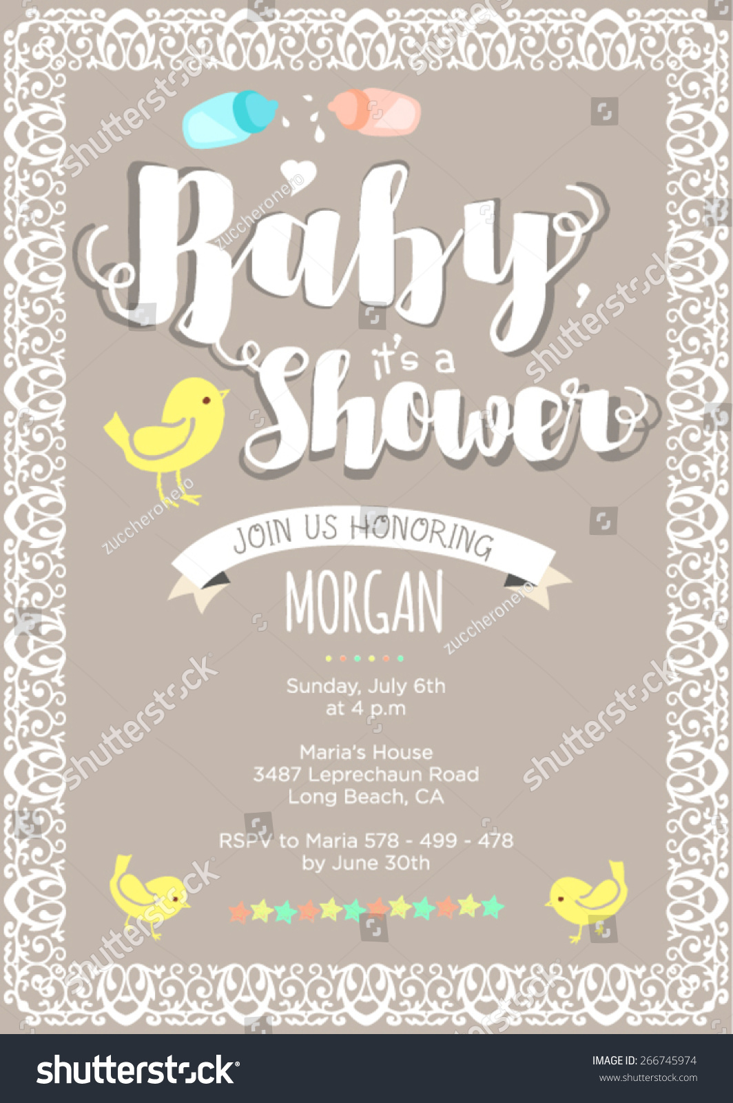 Gender Neutral Baby Shower Invitation Layout Stock Vector Royalty Free 266745974,Rib Rub Recipe