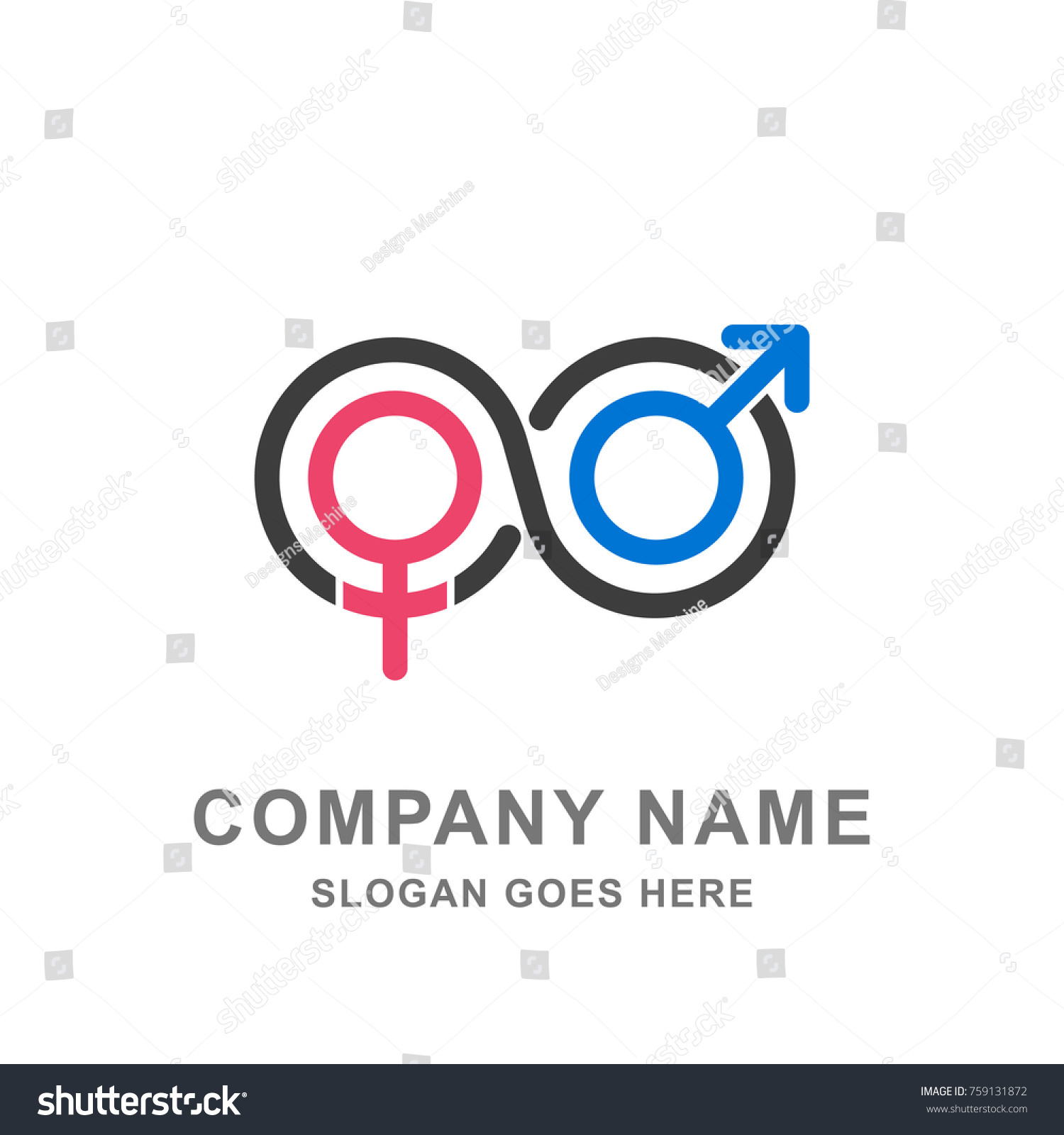 Gender Sex Symbol Icon Logo Vector Stock Vector Royalty Free 759131872 Shutterstock 7769