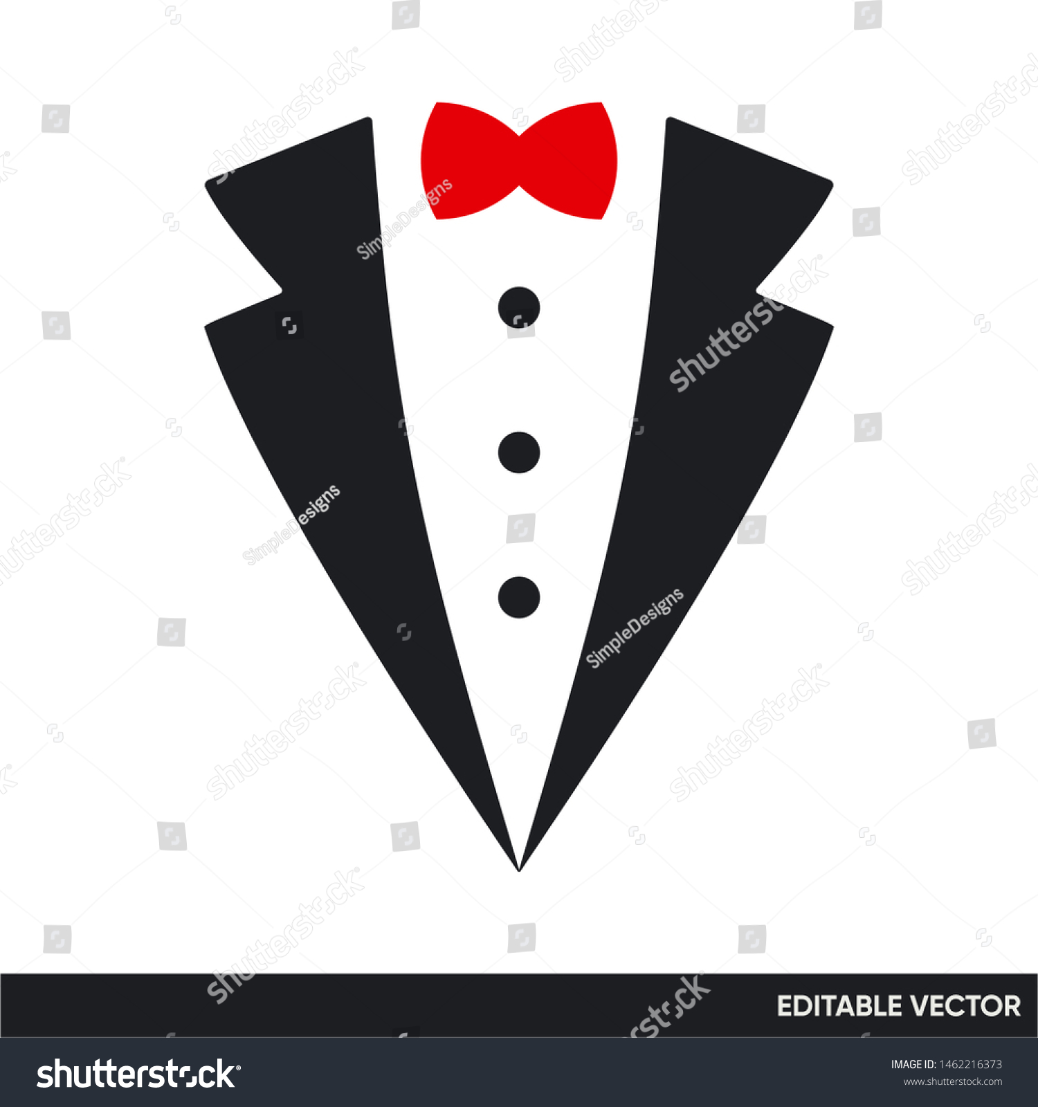 Gentlemen Vector Icon Apparel Logo Simple Stock Vector (Royalty Free ...
