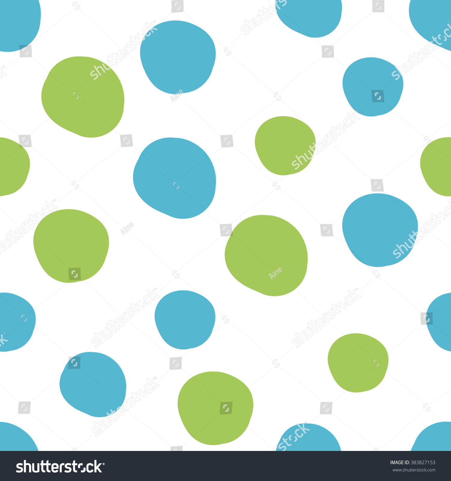 Geometric Background Uneven Circles Abstract Round Stock Vector ...