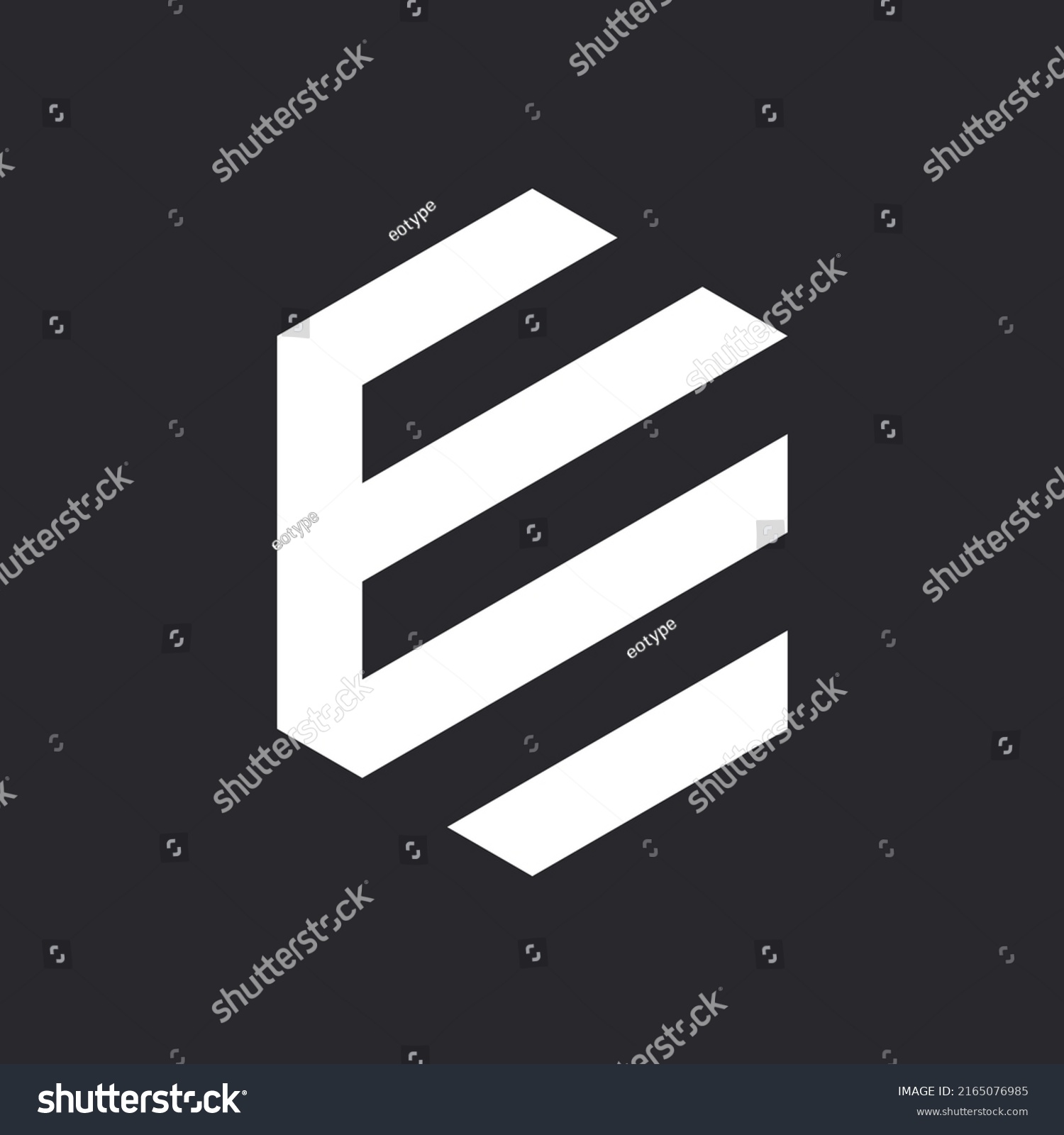 Geometric Letter E Logo Design Template Stock Vector (Royalty Free ...